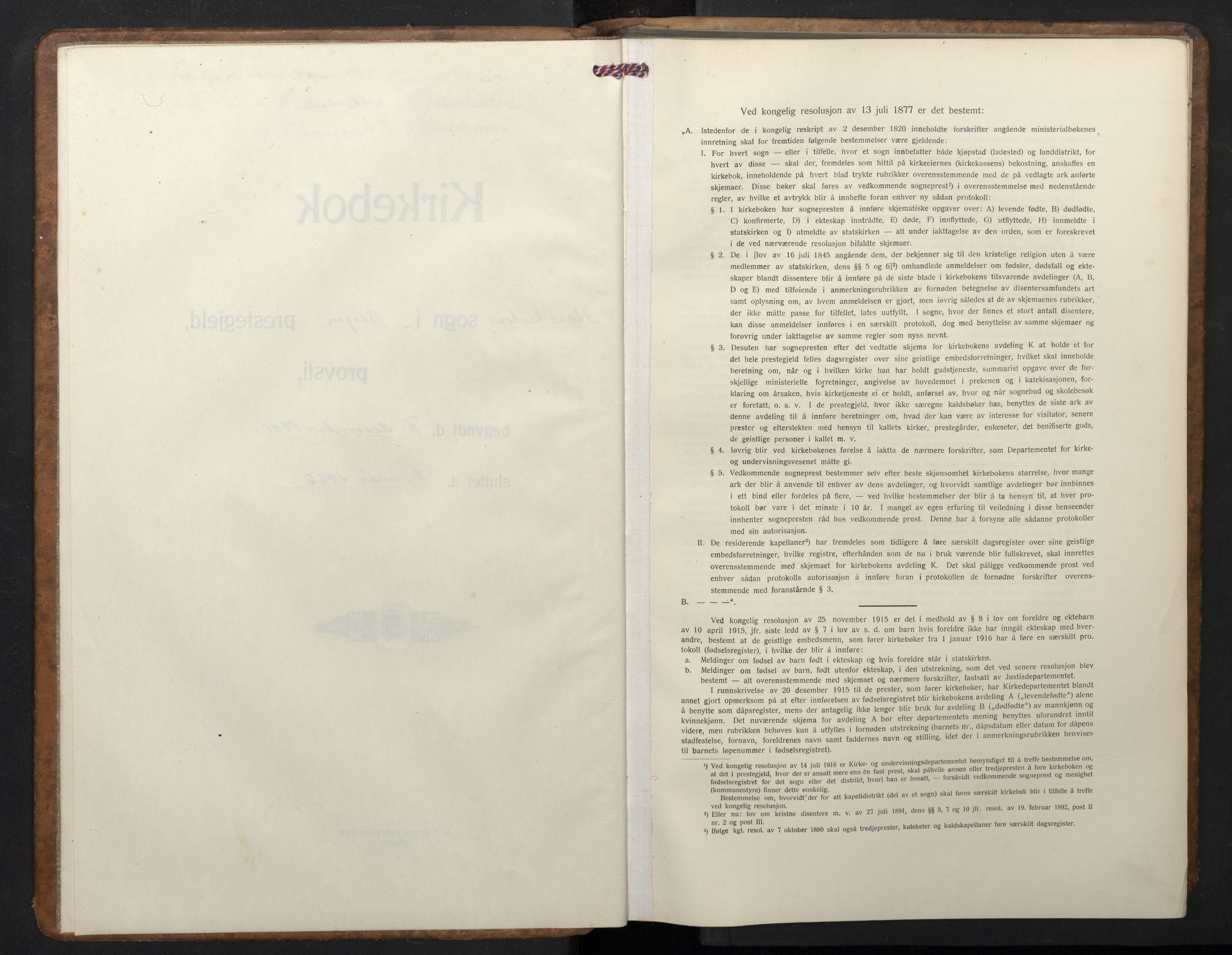 Korskirken sokneprestembete, SAB/A-76101/H/Hab: Klokkerbok nr. C 7, 1941-1966