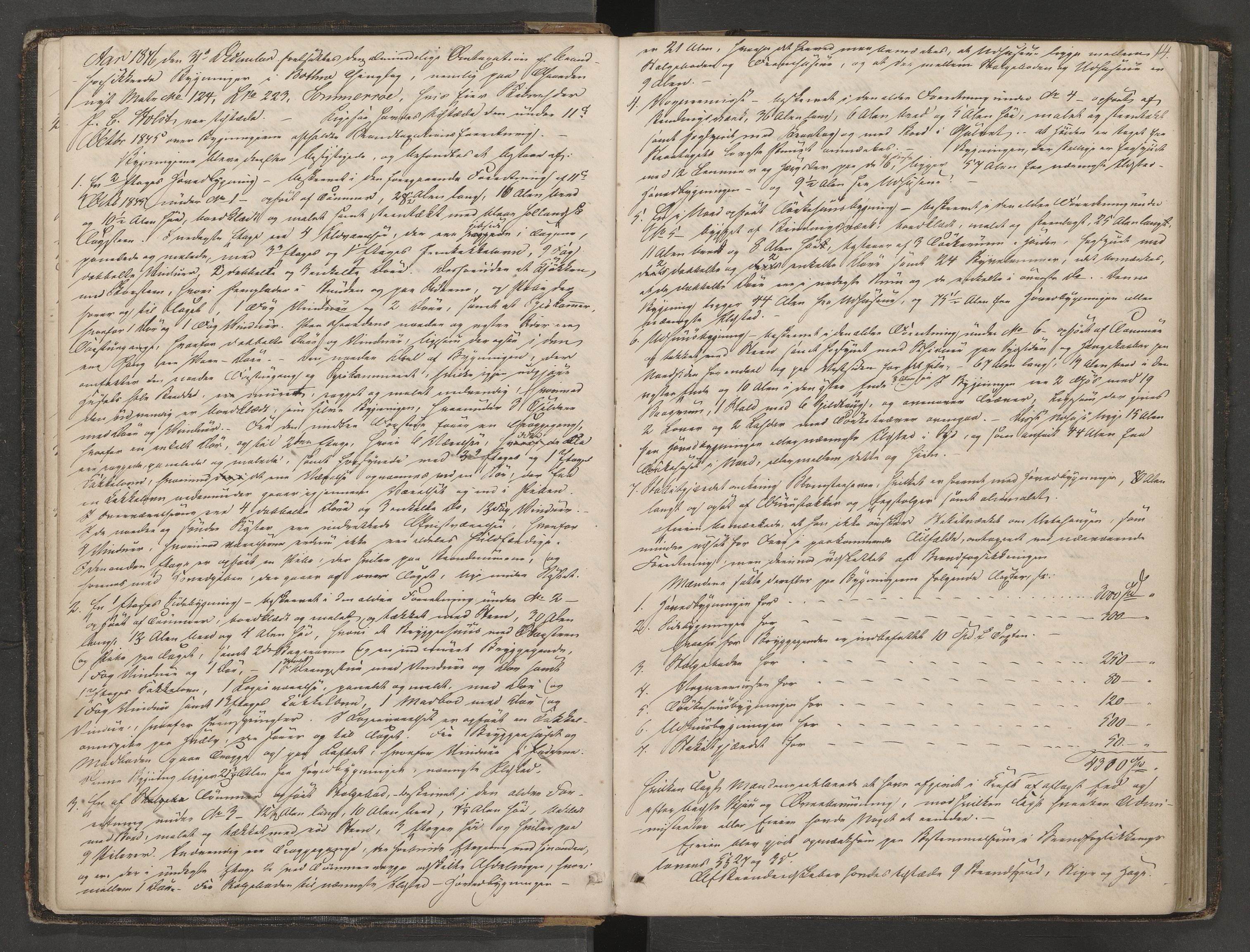 Botne lensmannskontor, AV/SAKO-A-534/Y/Yf/Yfa/L0001: Branntakstprotokoll, 1846-1869