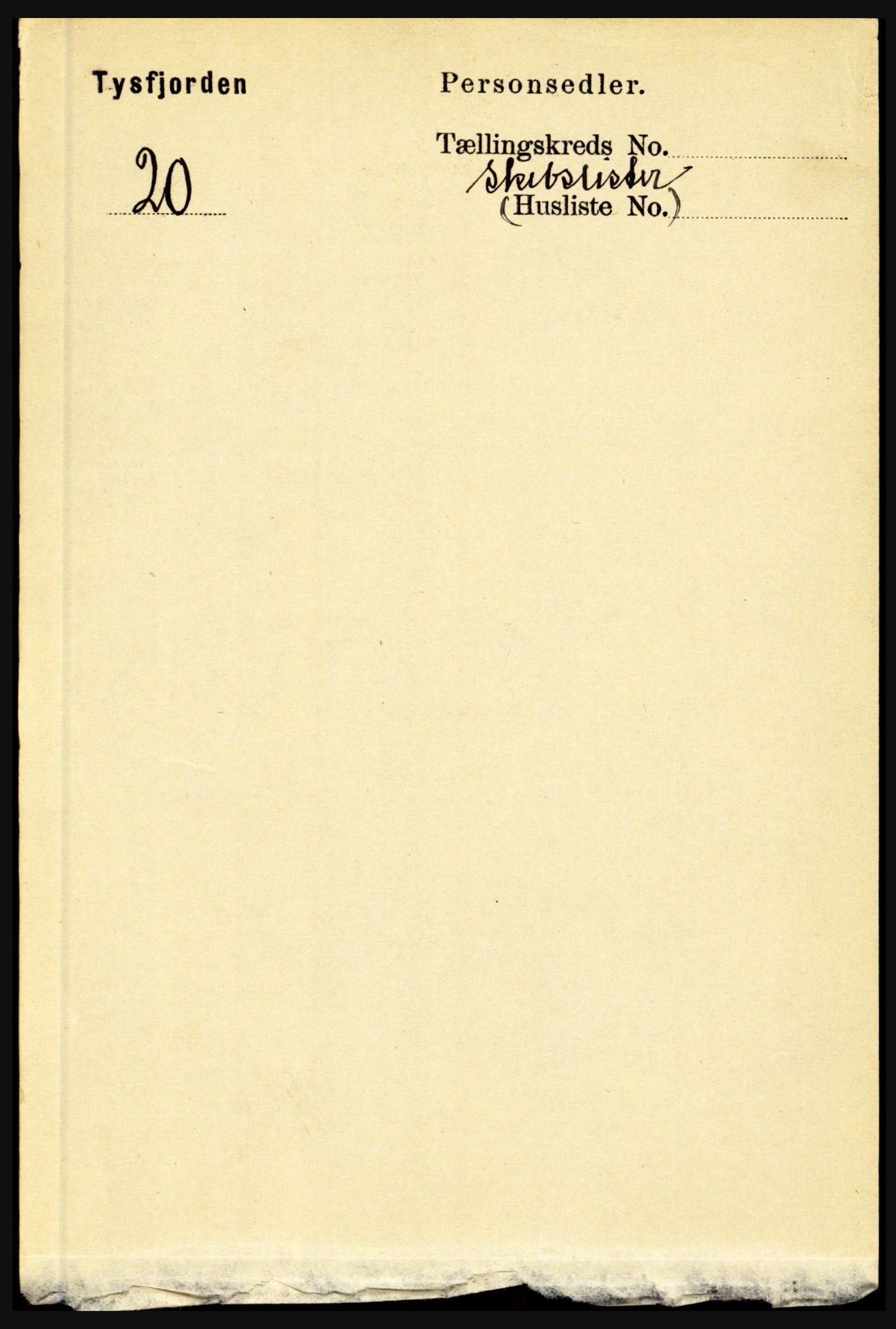 RA, Folketelling 1891 for 1850 Tysfjord herred, 1891, s. 2376