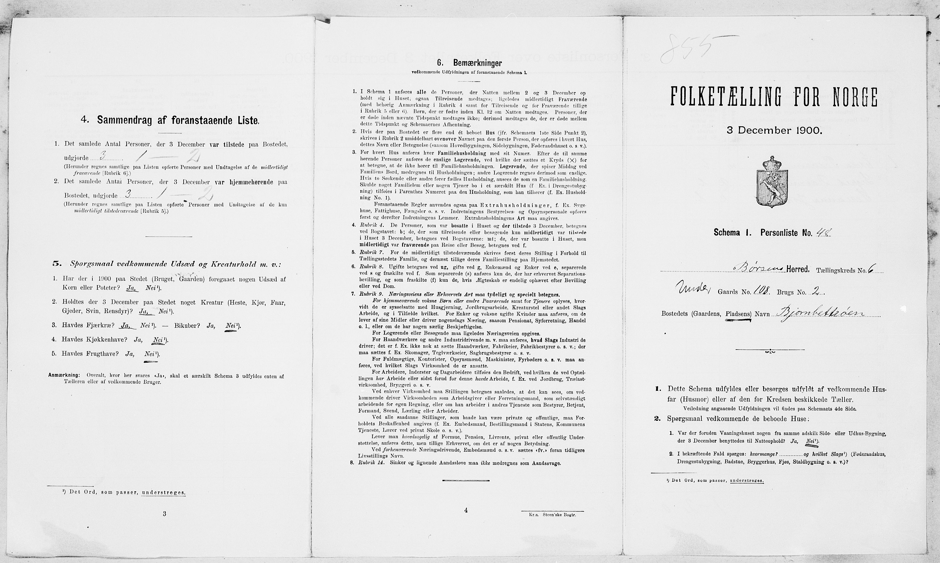 SAT, Folketelling 1900 for 1658 Børsa herred, 1900, s. 749