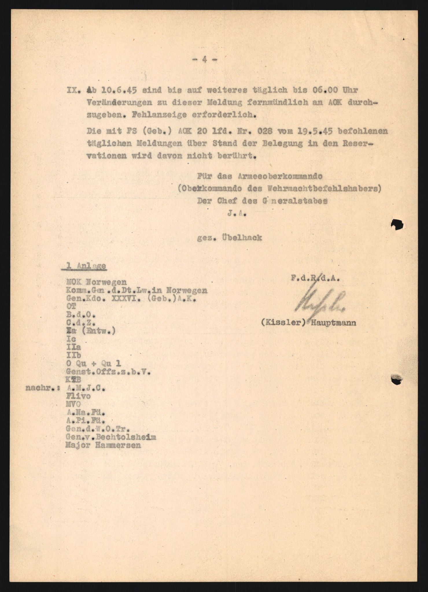 Forsvarets Overkommando. 2 kontor. Arkiv 11.4. Spredte tyske arkivsaker, AV/RA-RAFA-7031/D/Dar/Dara/L0021: Nachrichten des OKW, 1943-1945, s. 460