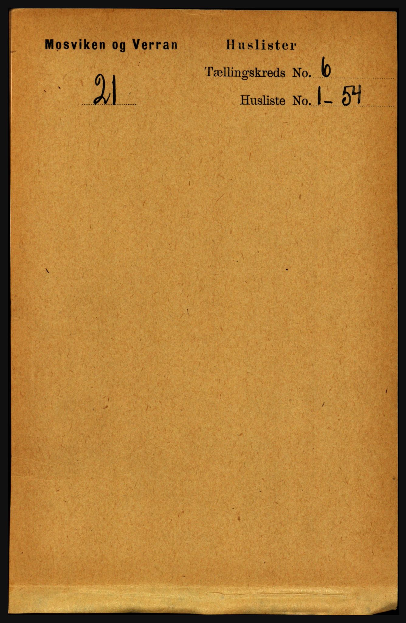 RA, Folketelling 1891 for 1723 Mosvik og Verran herred, 1891, s. 2387