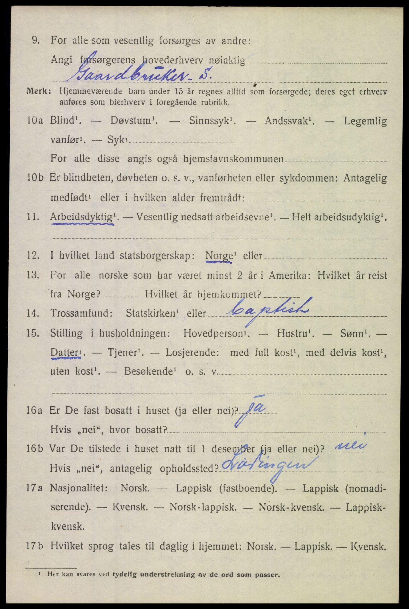 SAT, Folketelling 1920 for 1851 Lødingen herred, 1920, s. 4012