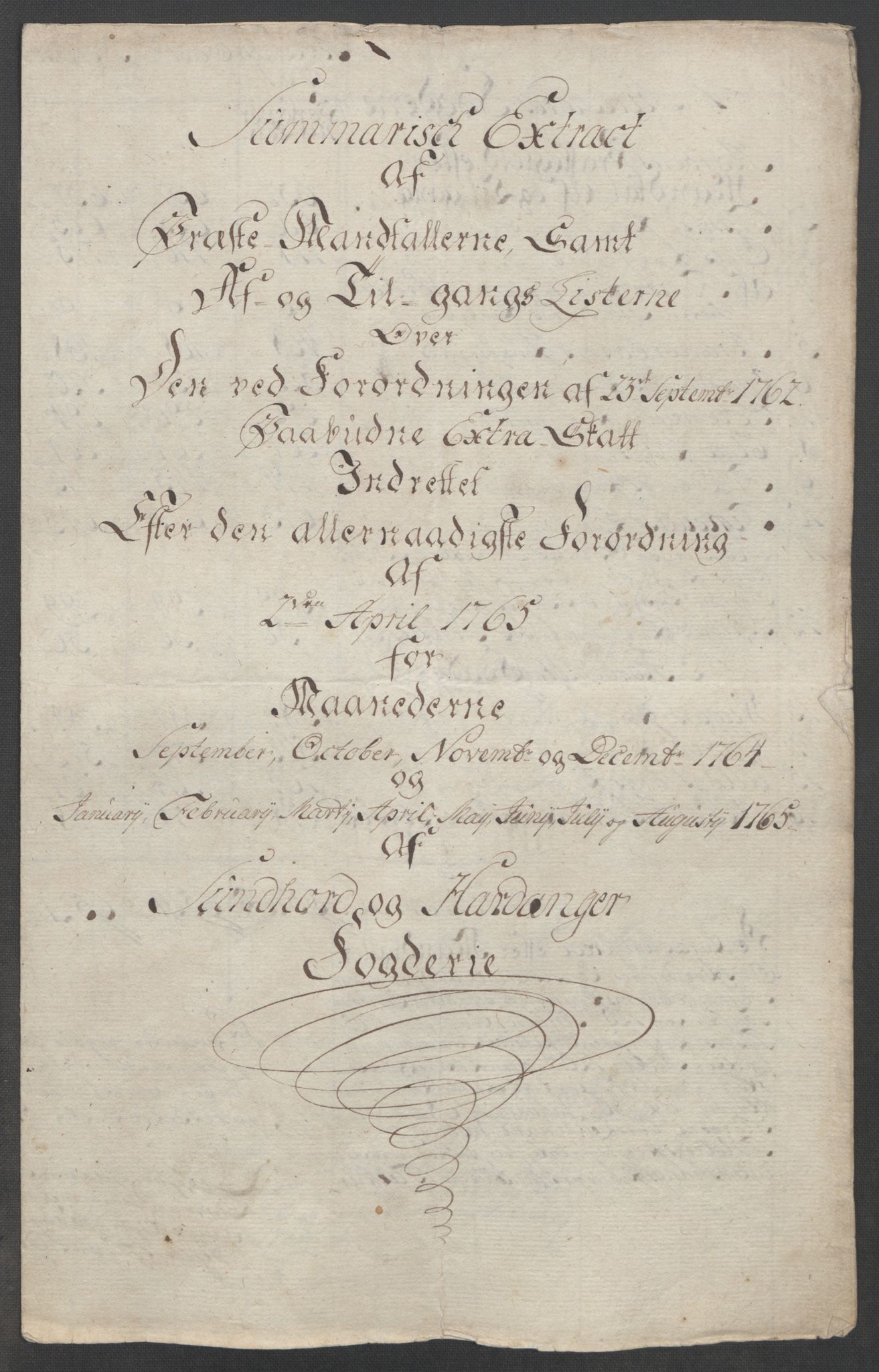 Rentekammeret inntil 1814, Reviderte regnskaper, Fogderegnskap, AV/RA-EA-4092/R48/L3136: Ekstraskatten Sunnhordland og Hardanger, 1762-1772, s. 96