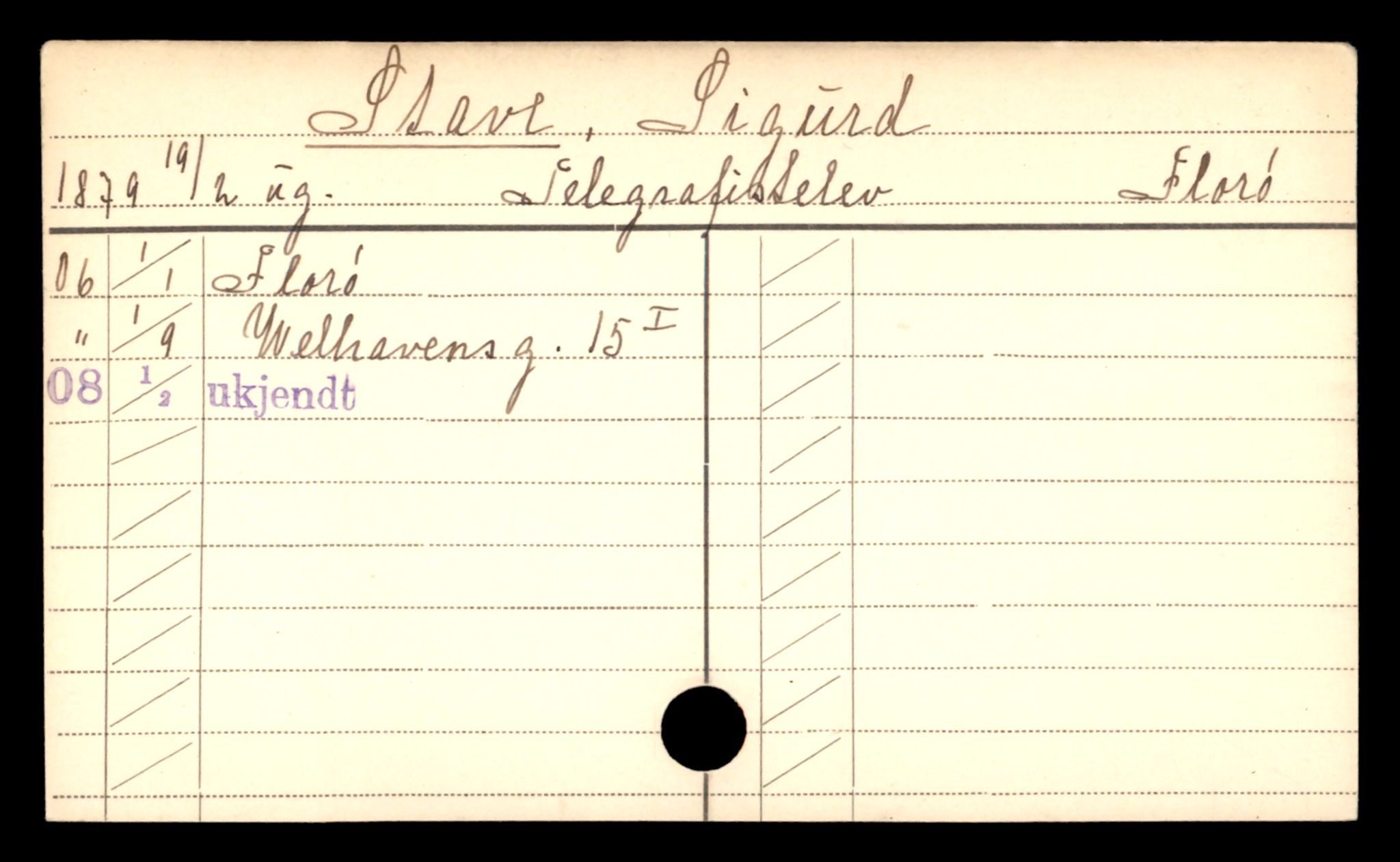 Oslo folkeregister, Registerkort, AV/SAO-A-11715/D/Da/L0087: Menn: Stavdal Leiv - Strand Evald, 1906-1919