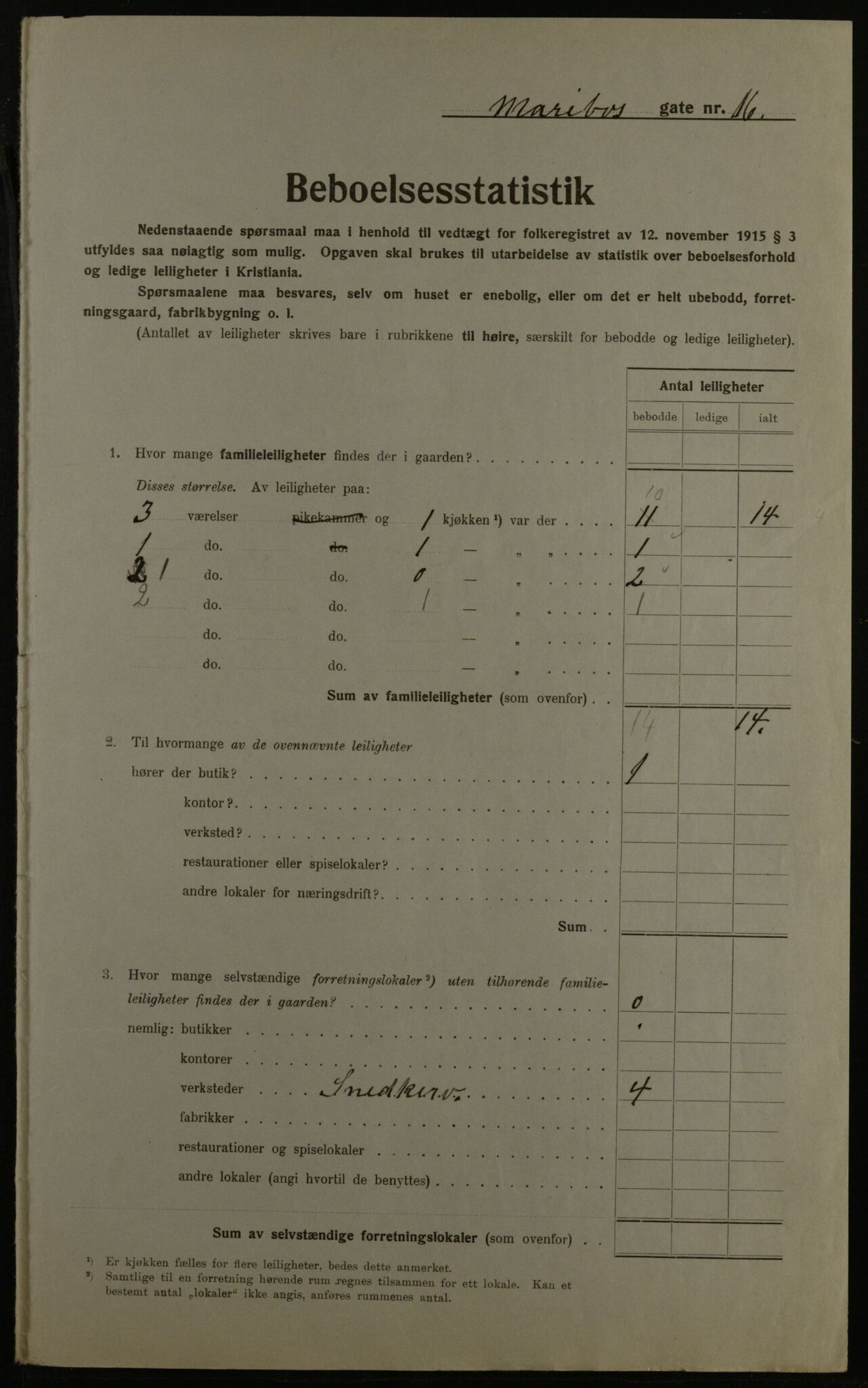 OBA, Kommunal folketelling 1.12.1923 for Kristiania, 1923, s. 67424