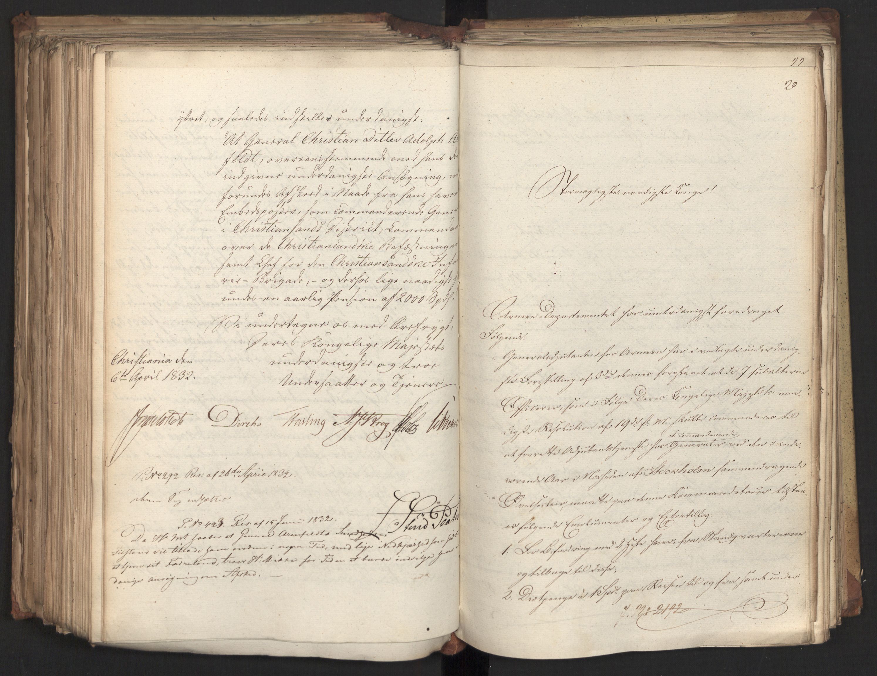 Statsrådsavdelingen i Stockholm, AV/RA-S-1003/D/Da/L0077: Regjeringsinnstillinger nr. 2100-2259, 1832, s. 387