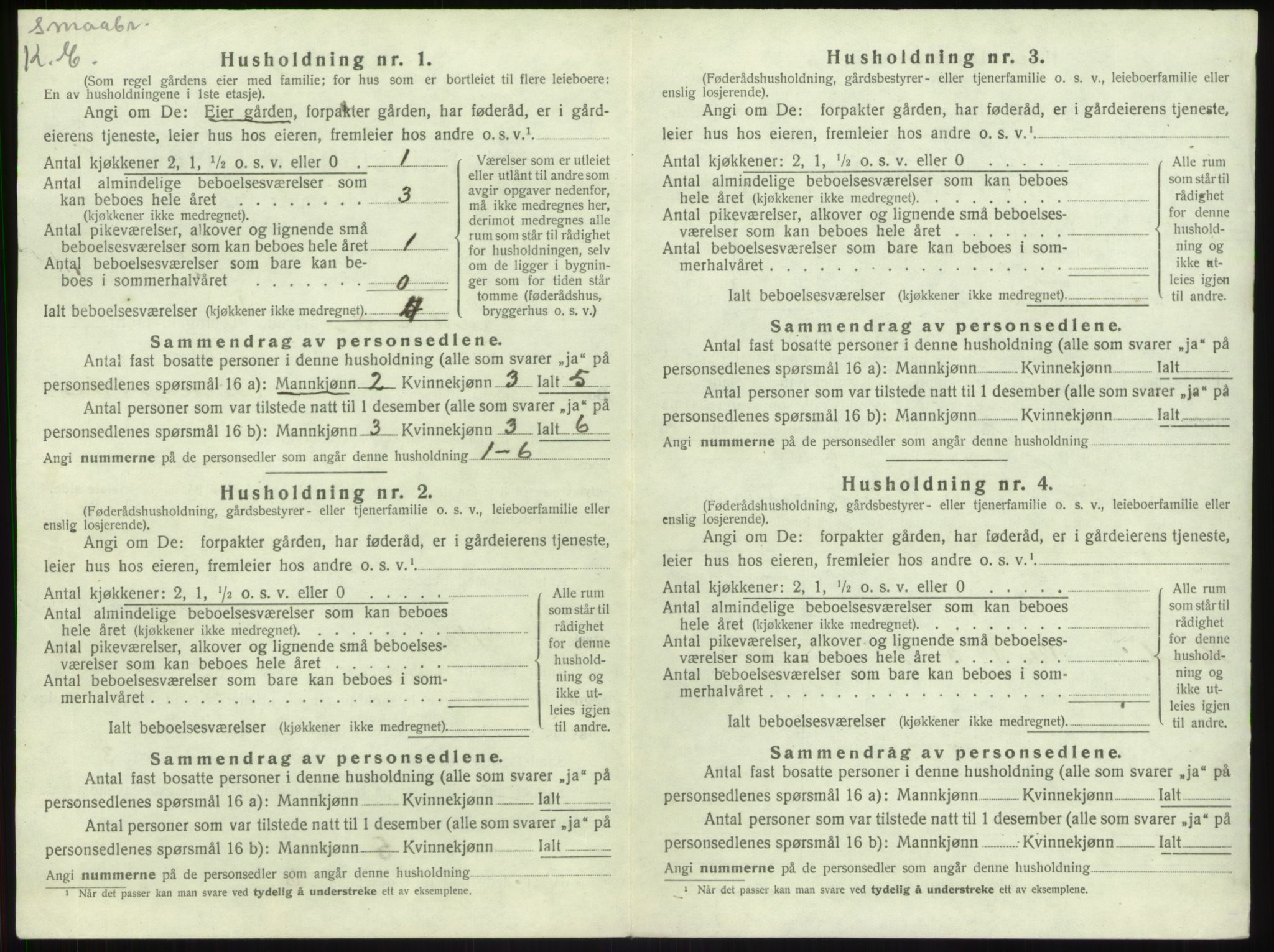 SAB, Folketelling 1920 for 1419 Leikanger herred, 1920, s. 697