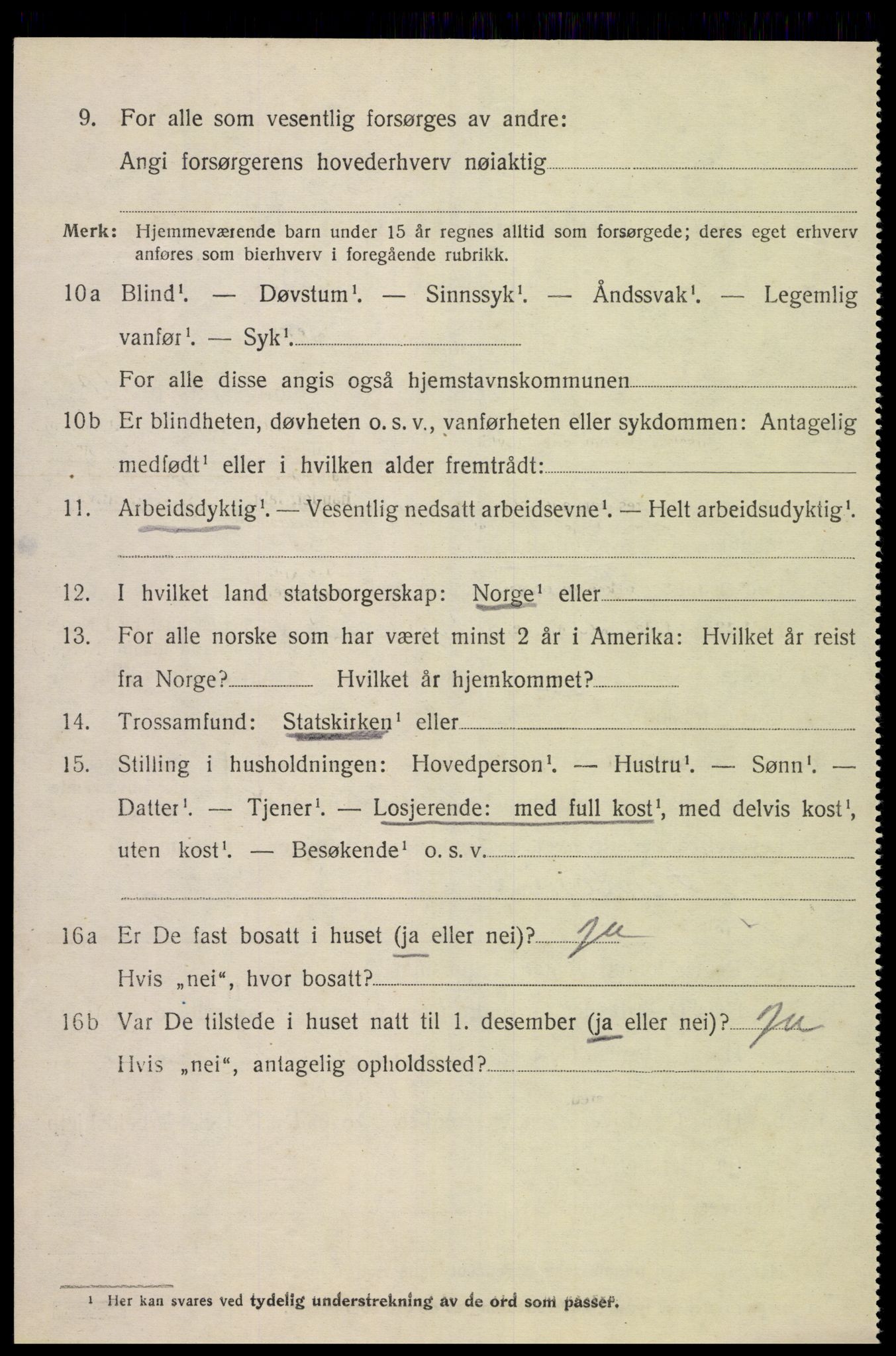 SAK, Folketelling 1920 for 1027 Konsmo herred, 1920, s. 1413
