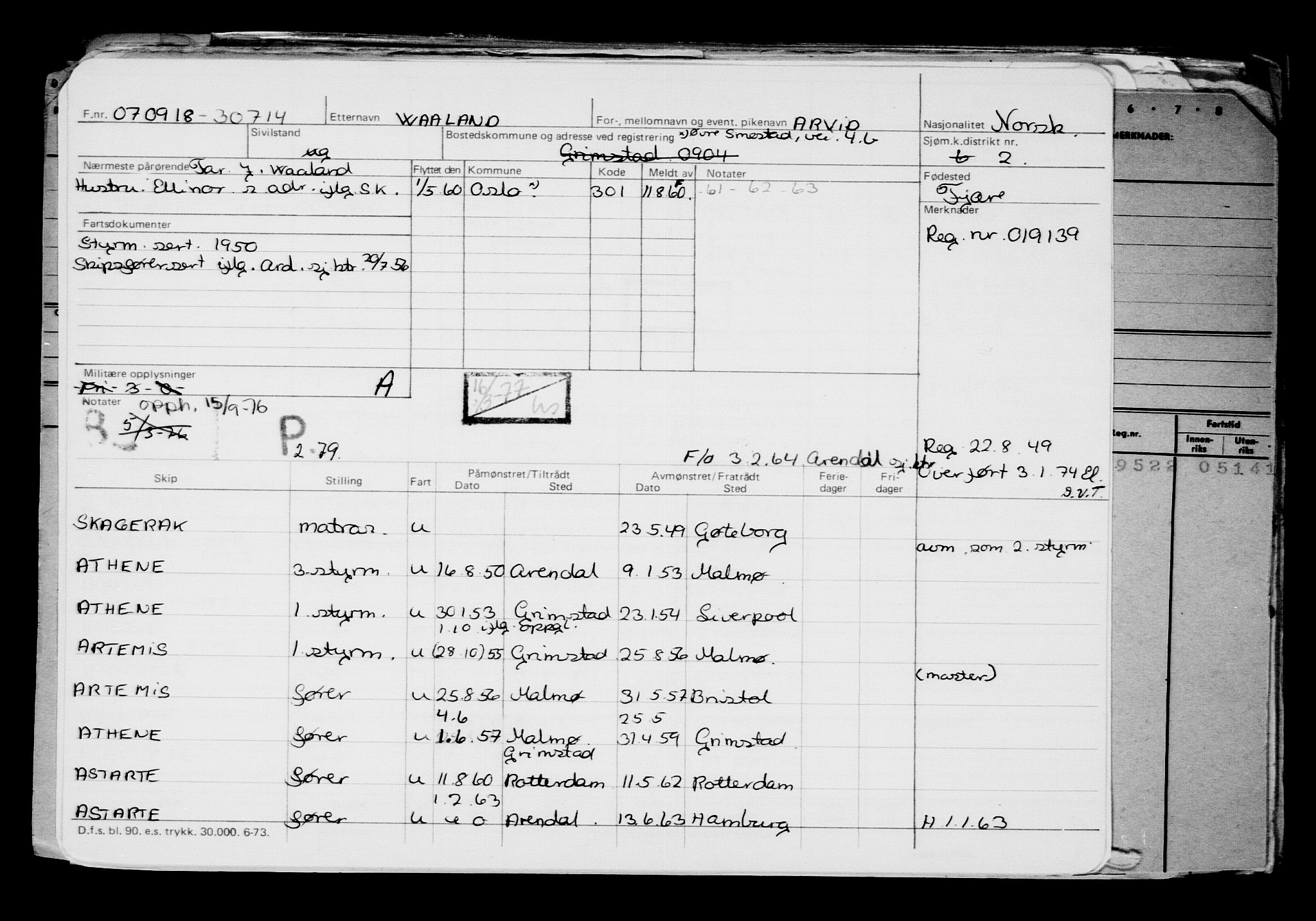 Direktoratet for sjømenn, AV/RA-S-3545/G/Gb/L0162: Hovedkort, 1918, s. 170