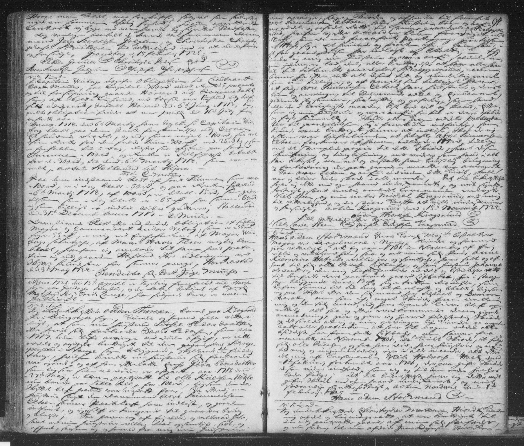 Hedemarken sorenskriveri, SAH/TING-034/H/Hb/L0003: Pantebok nr. 3, 1723-1732, s. 94
