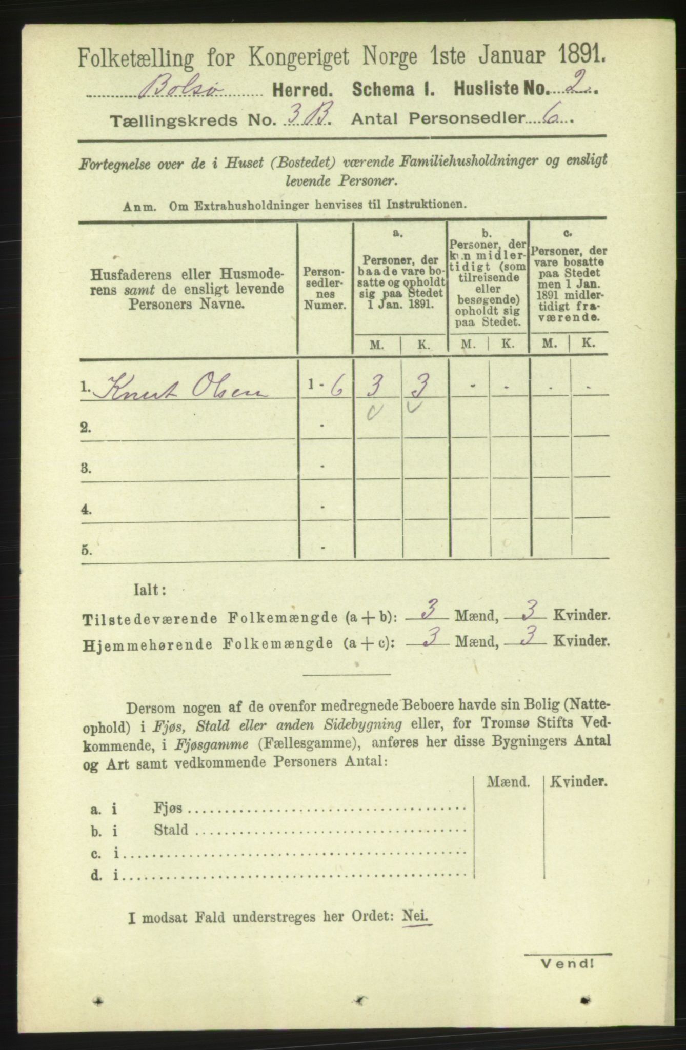 RA, Folketelling 1891 for 1544 Bolsøy herred, 1891, s. 2048