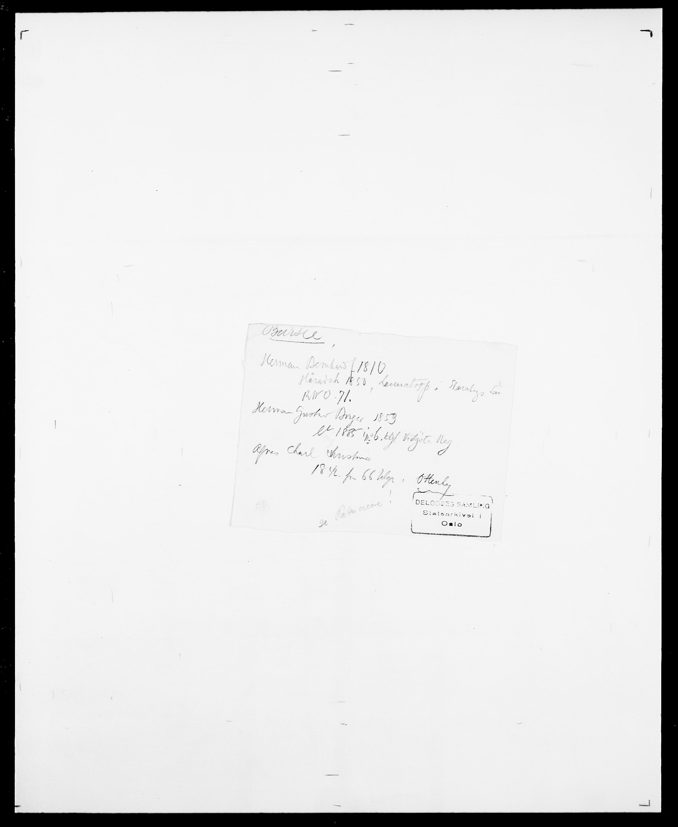Delgobe, Charles Antoine - samling, SAO/PAO-0038/D/Da/L0007: Buaas - Caphengst, s. 439