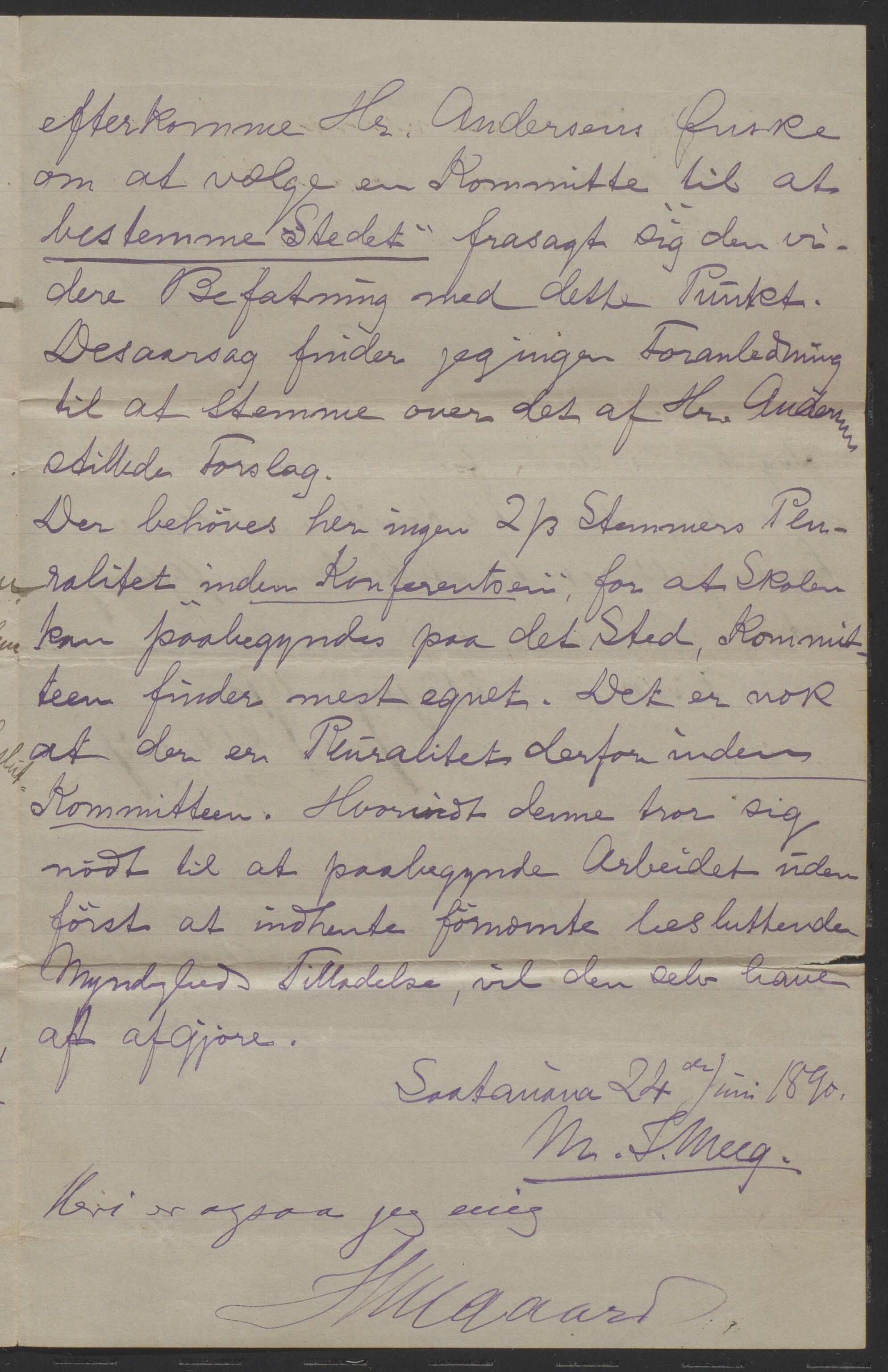 Det Norske Misjonsselskap - hovedadministrasjonen, VID/MA-A-1045/D/Da/Daa/L0037/0010: Konferansereferat og årsberetninger / Konferansereferat fra Madagaskar Innland, budsjettforslag for 1890., 1889