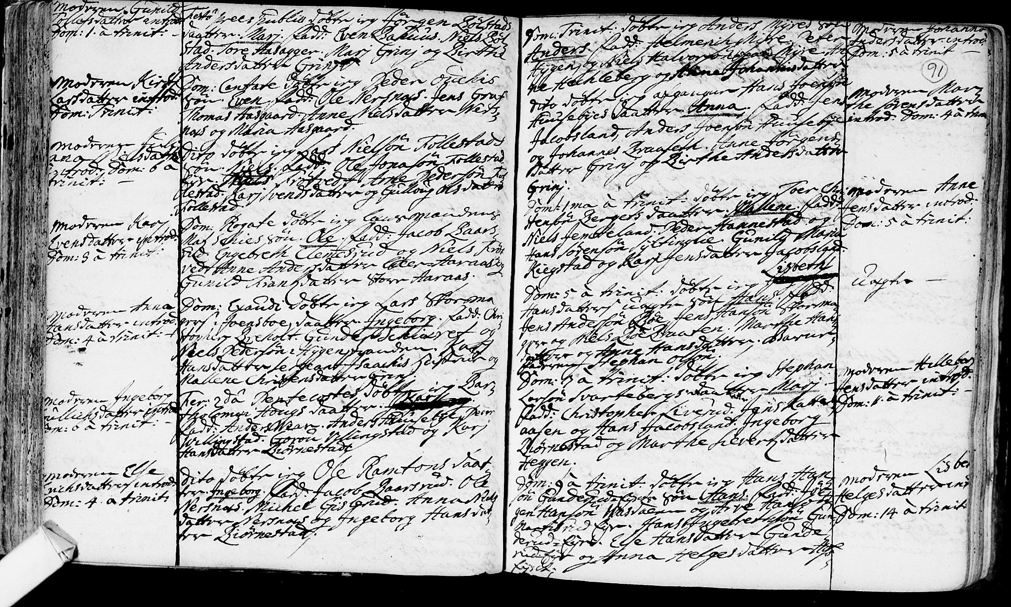 Røyken kirkebøker, SAKO/A-241/F/Fa/L0002: Ministerialbok nr. 2, 1731-1782, s. 91