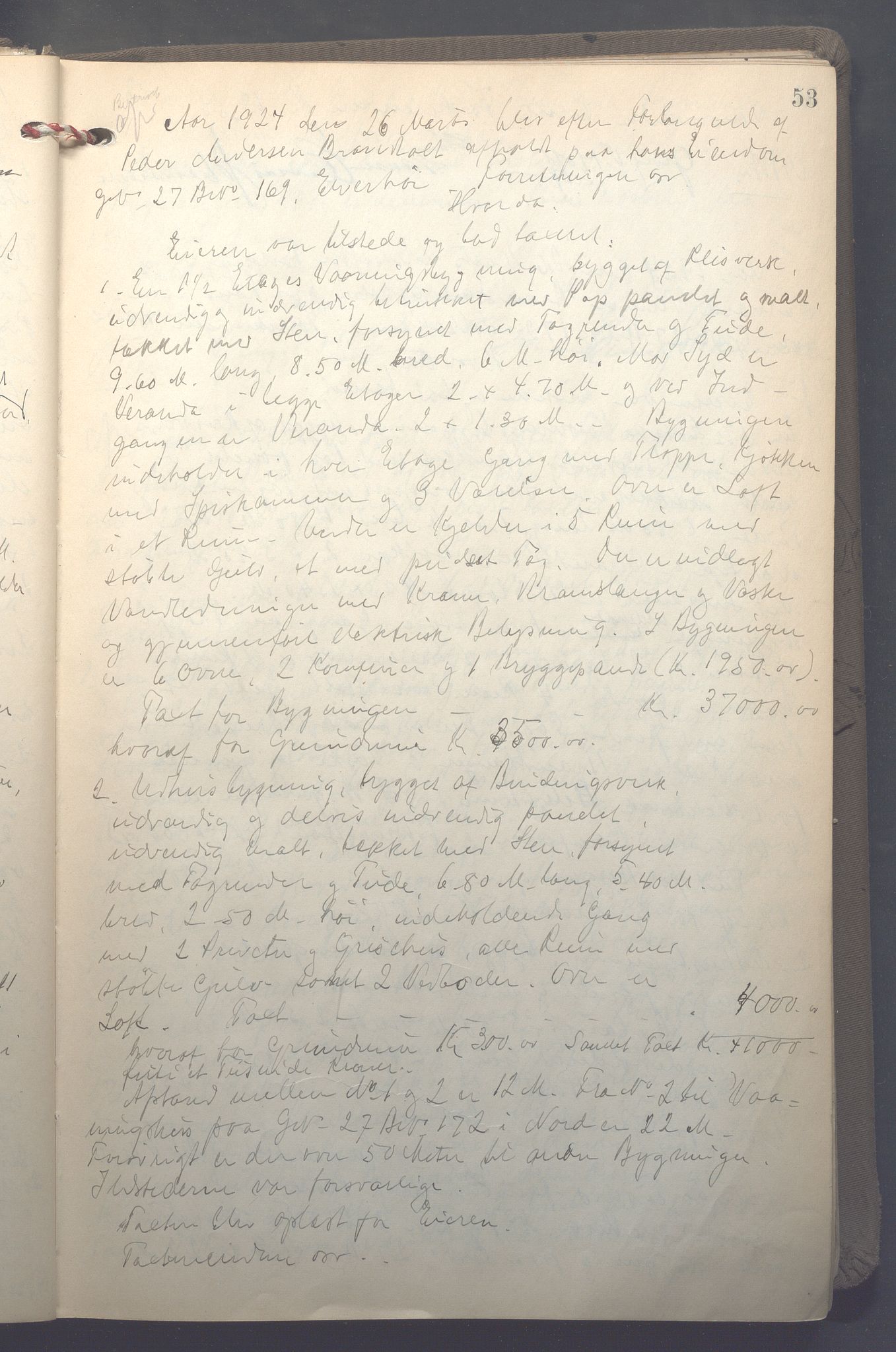 Lensmennene i Aker, OBA/A-10133/F/Fb/L0002: Branntakstprotokoll, 1922-1929, s. 53
