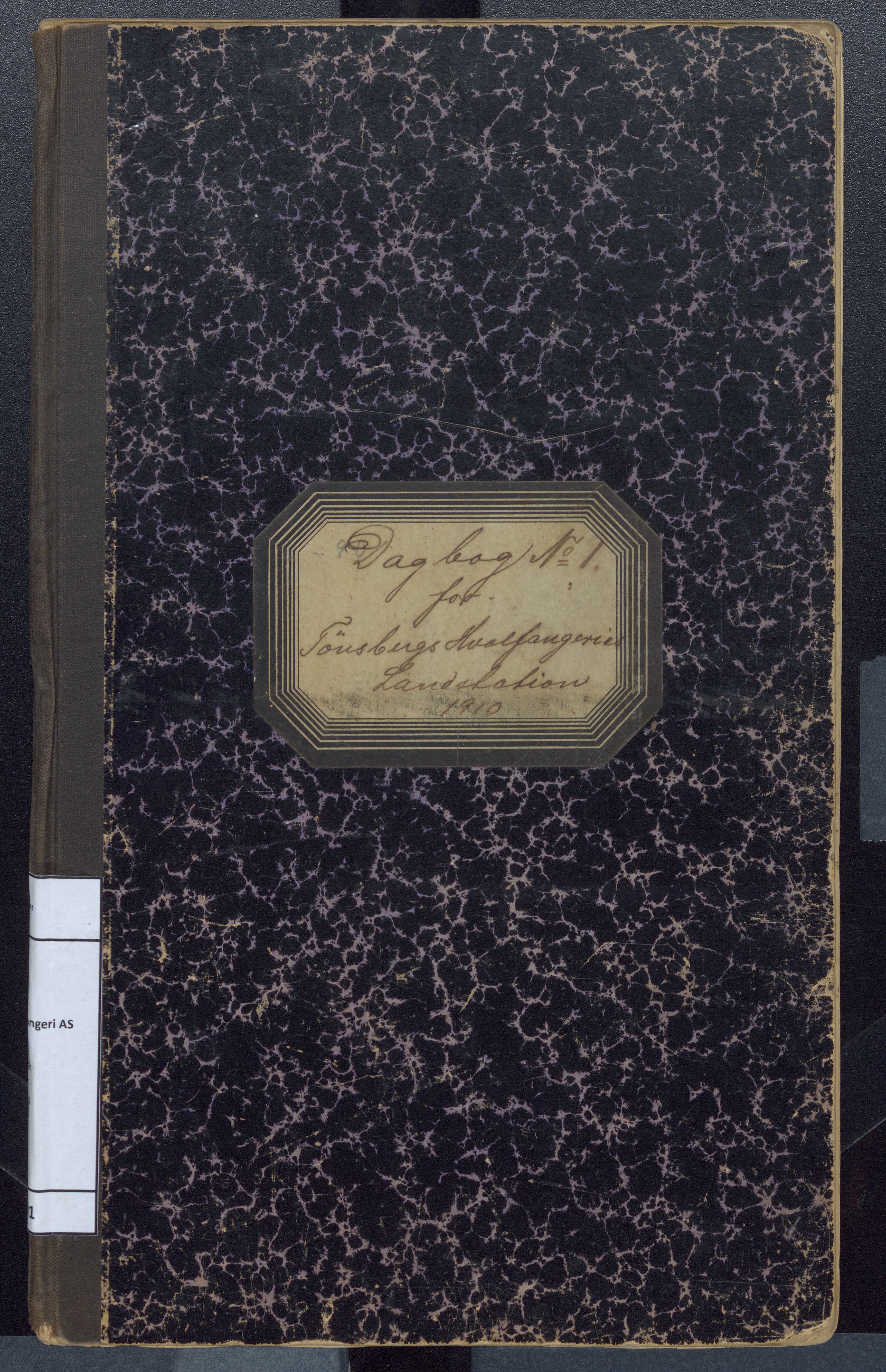 Tønsbergs Hvalfangeri  AS, VEMU/VFA-A-1128/G/L0001: Dagbok, 1910-1911