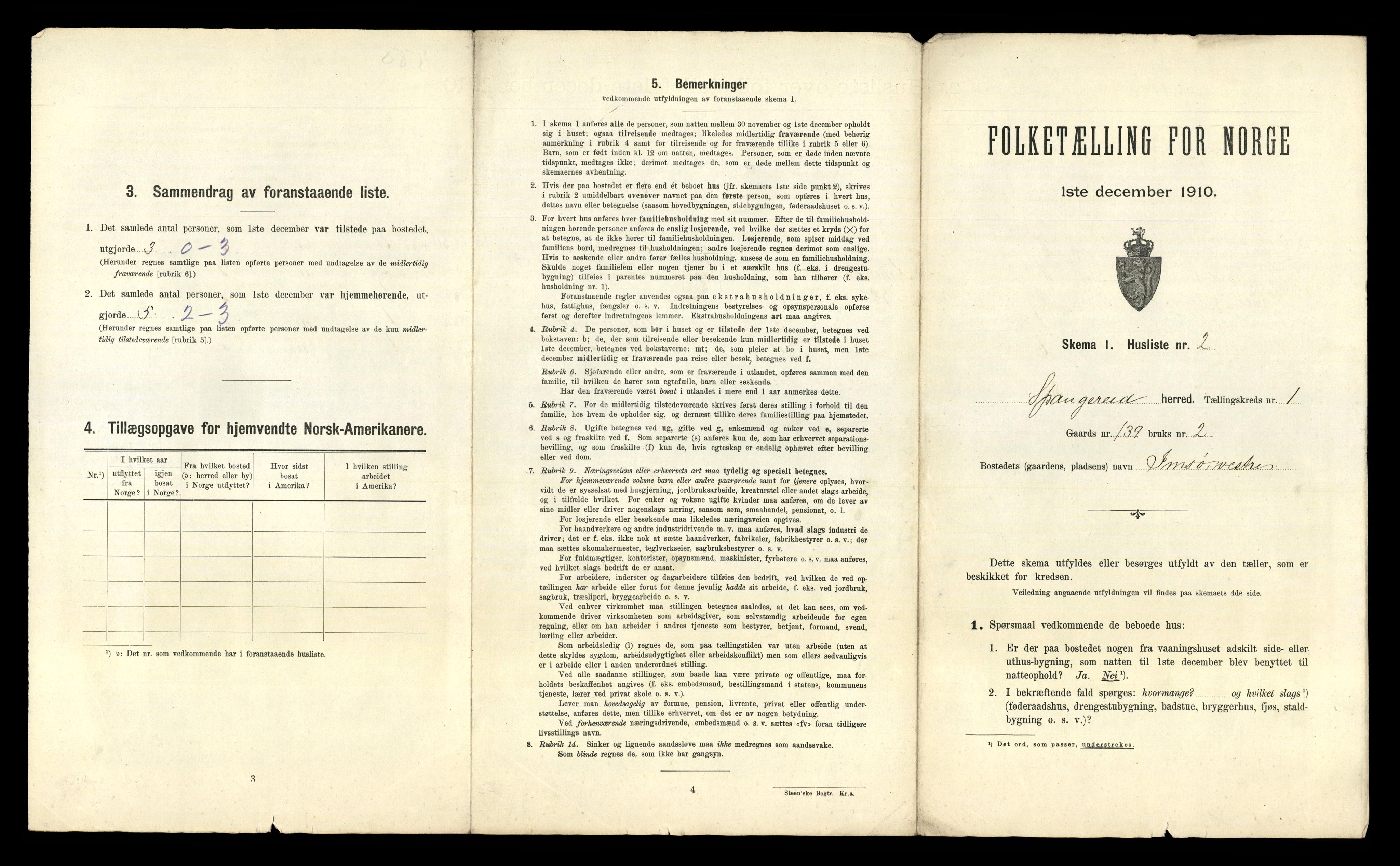 RA, Folketelling 1910 for 1030 Spangereid herred, 1910, s. 27