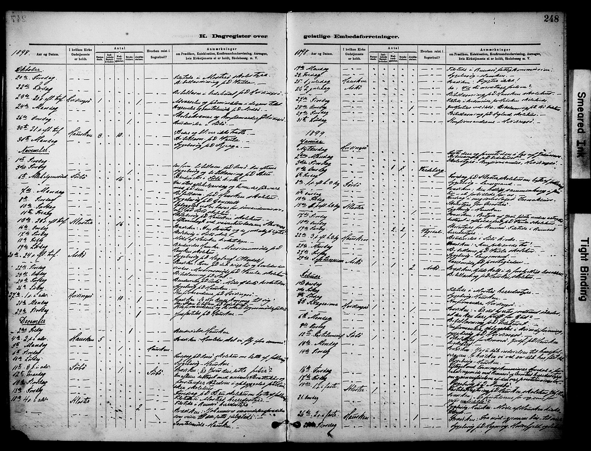 Rennesøy sokneprestkontor, AV/SAST-A -101827/H/Ha/Haa/L0012: Ministerialbok nr. A 13, 1885-1917, s. 248