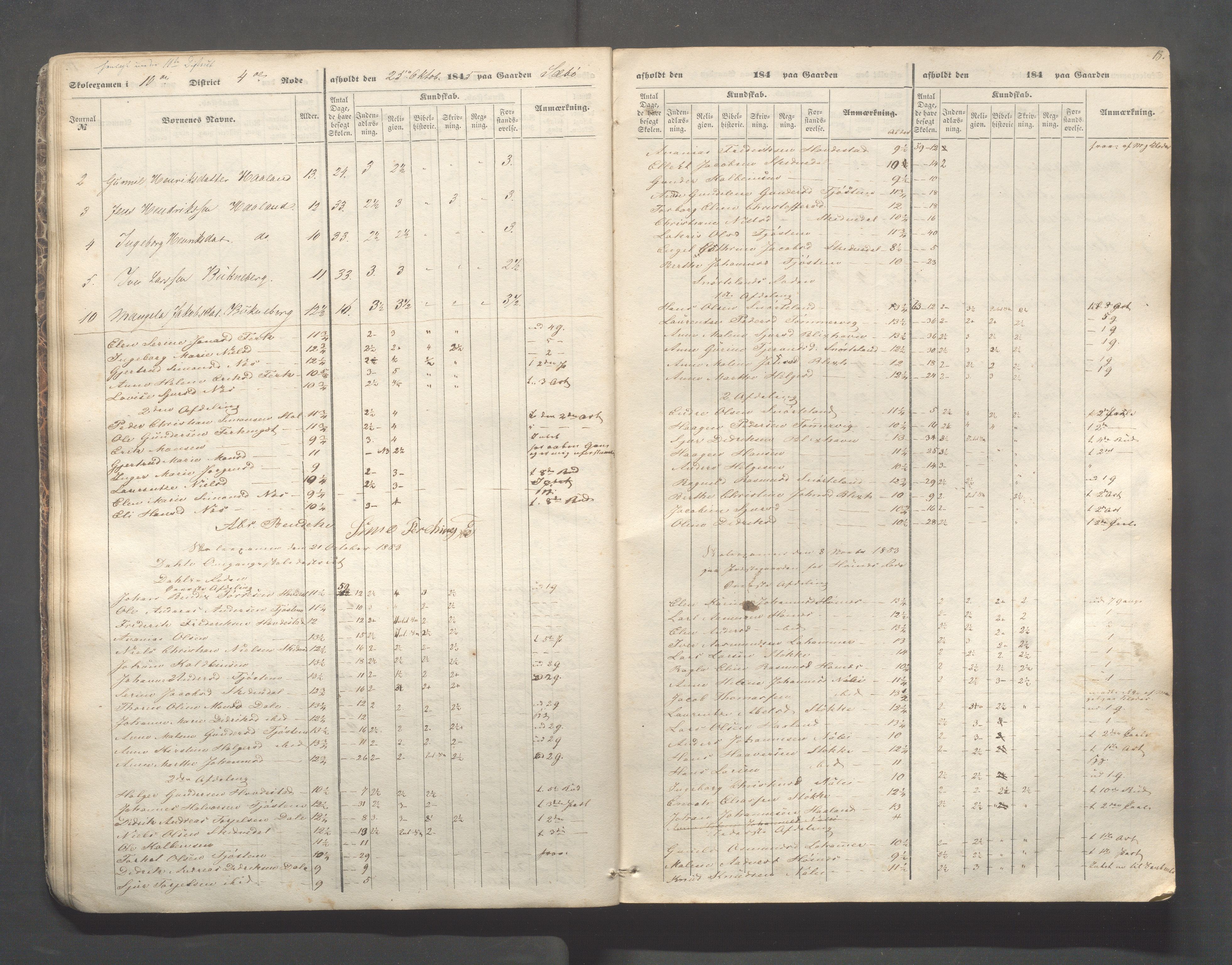 Skudenes kommune - Skudenes skole, IKAR/A-298/I/L0001: Eksamen, 1845-1852, s. 18