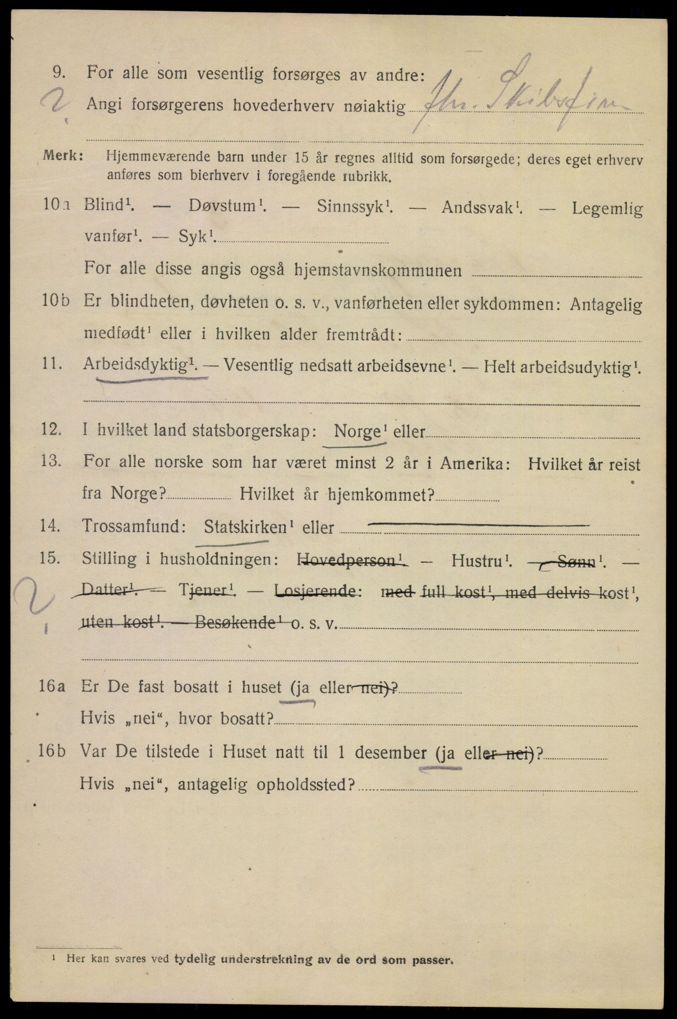SAKO, Folketelling 1920 for 0801 Kragerø kjøpstad, 1920, s. 11066