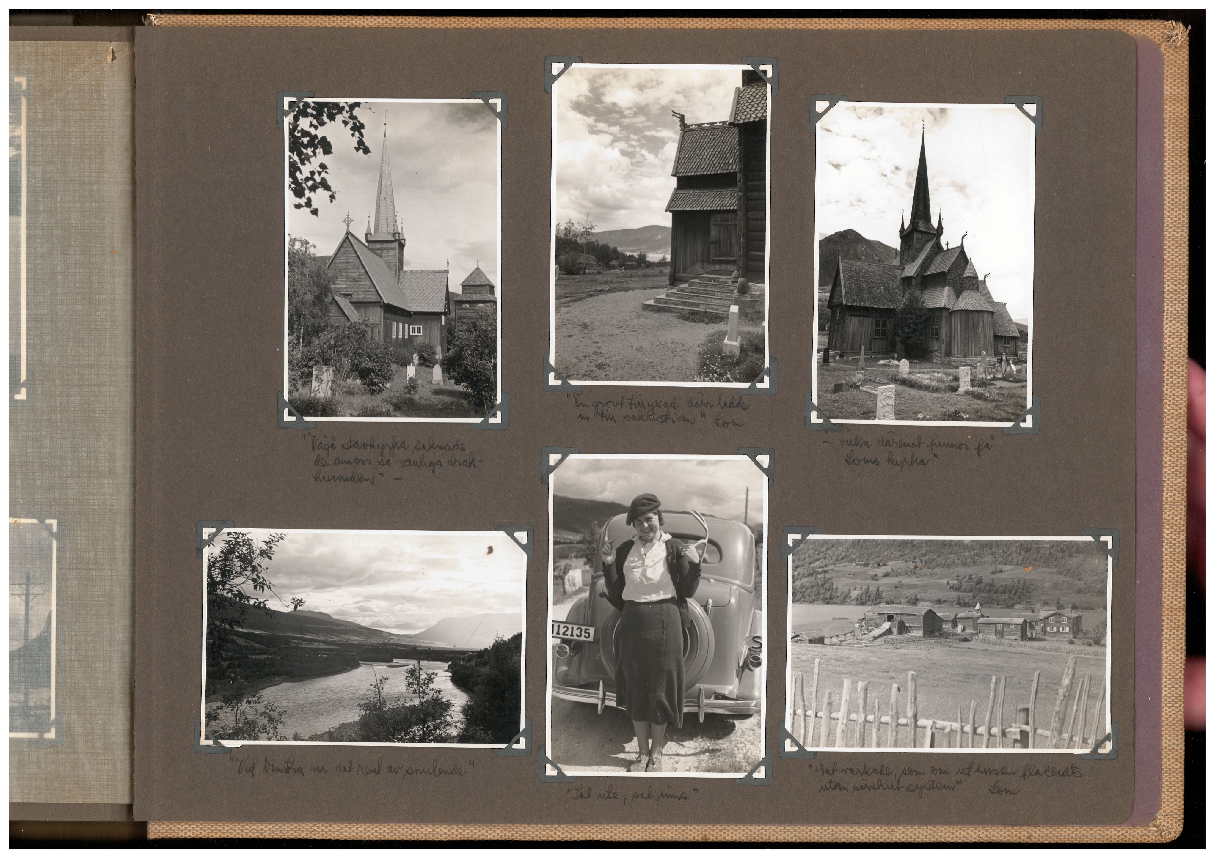 Familien Malmros' på reise i Norge - fotoalbum, SAB/SAB/PA-0313/U/L0001: Fotoalbum, 1935, s. 39
