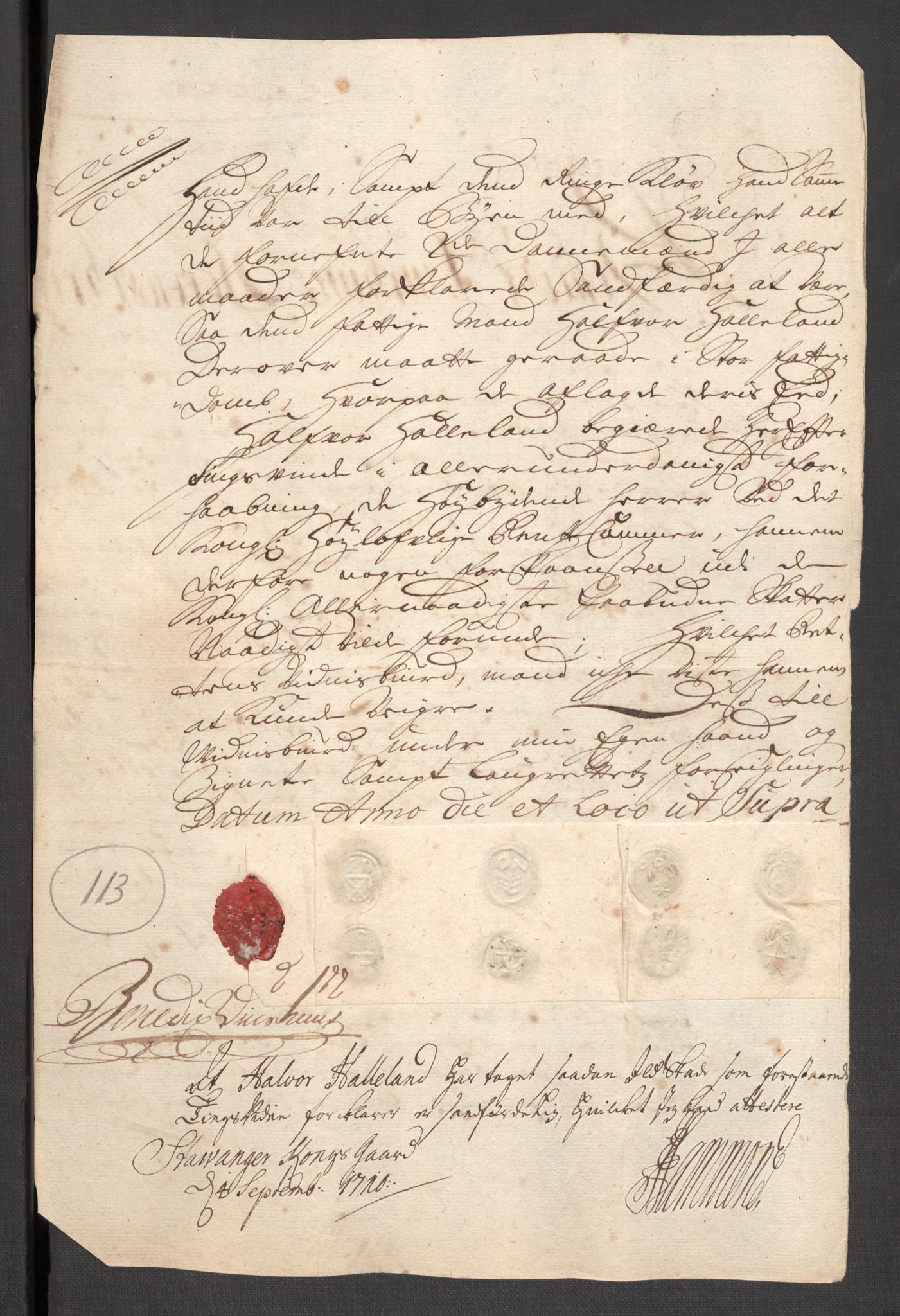 Rentekammeret inntil 1814, Reviderte regnskaper, Fogderegnskap, AV/RA-EA-4092/R46/L2735: Fogderegnskap Jæren og Dalane, 1711, s. 207