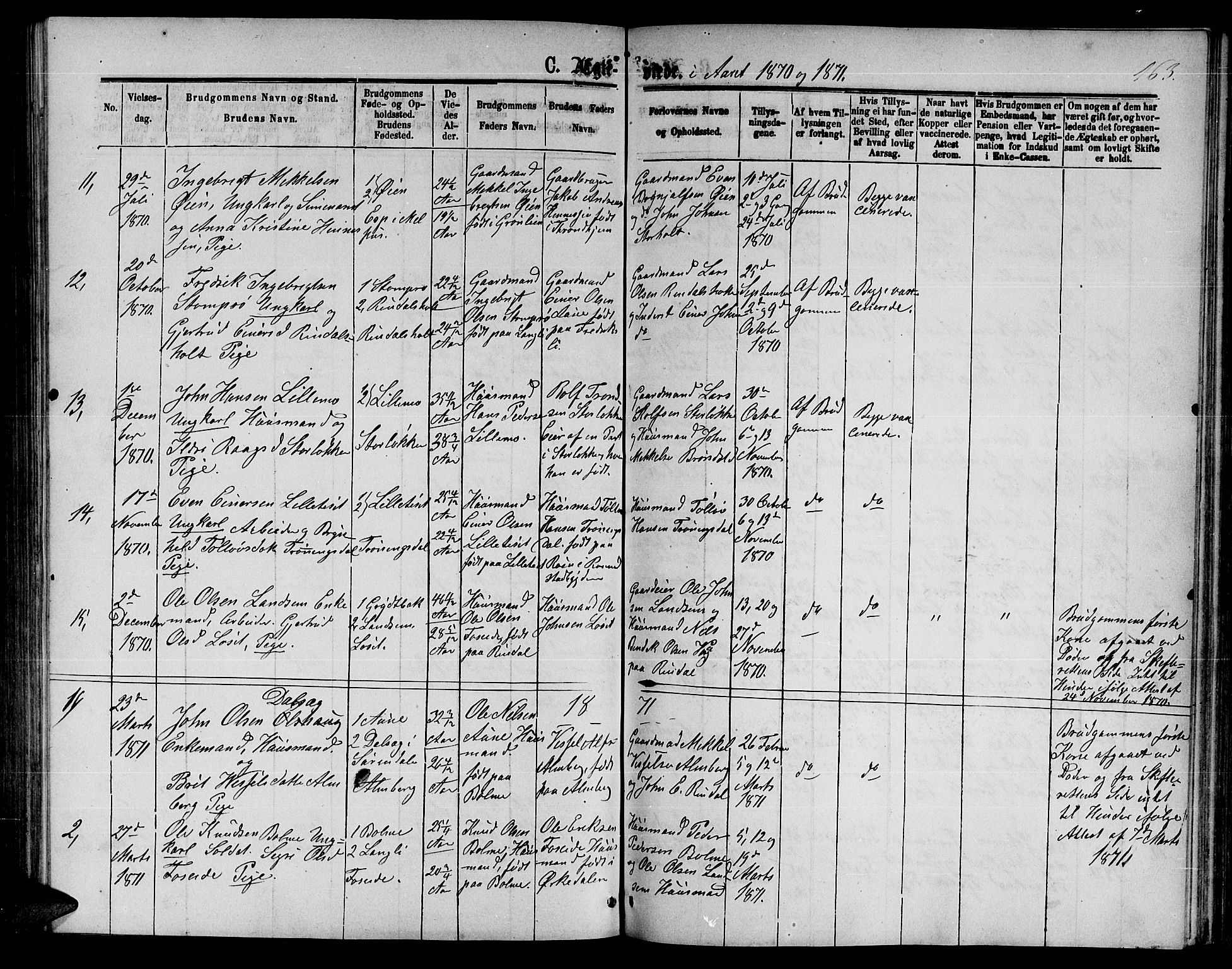 Ministerialprotokoller, klokkerbøker og fødselsregistre - Møre og Romsdal, AV/SAT-A-1454/598/L1076: Klokkerbok nr. 598C01, 1867-1878, s. 163