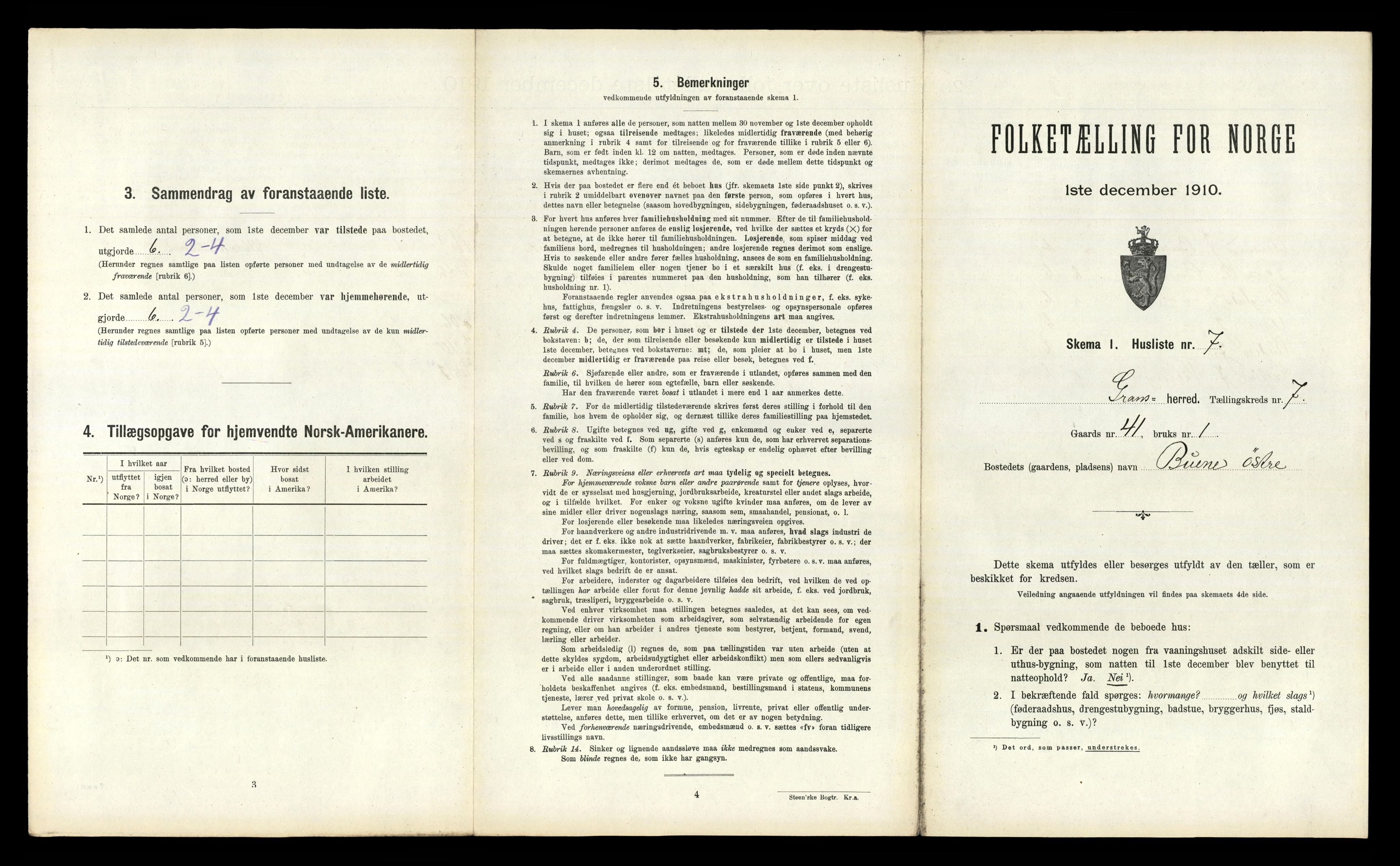 RA, Folketelling 1910 for 0824 Gransherad herred, 1910, s. 494