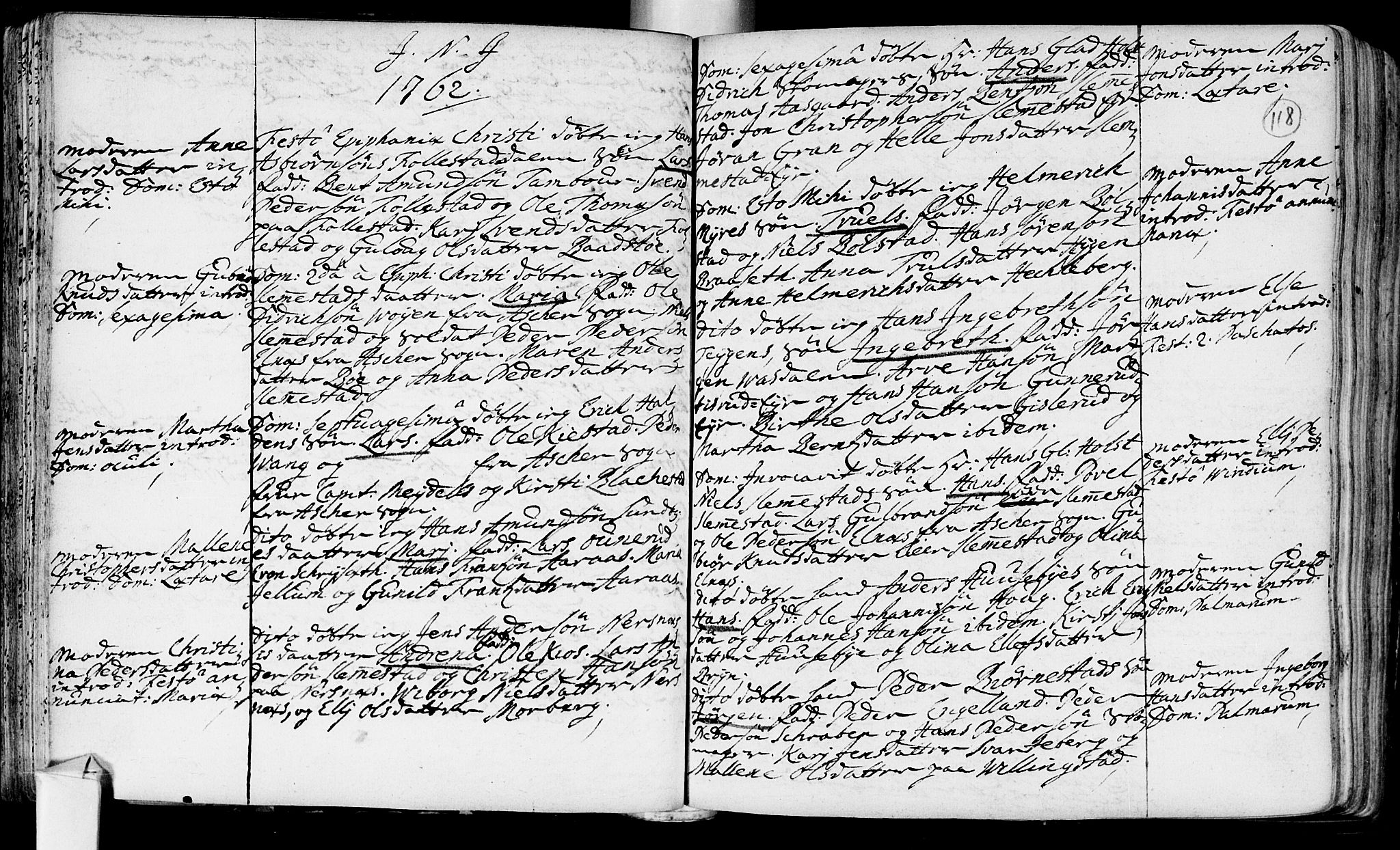 Røyken kirkebøker, SAKO/A-241/F/Fa/L0002: Ministerialbok nr. 2, 1731-1782, s. 118