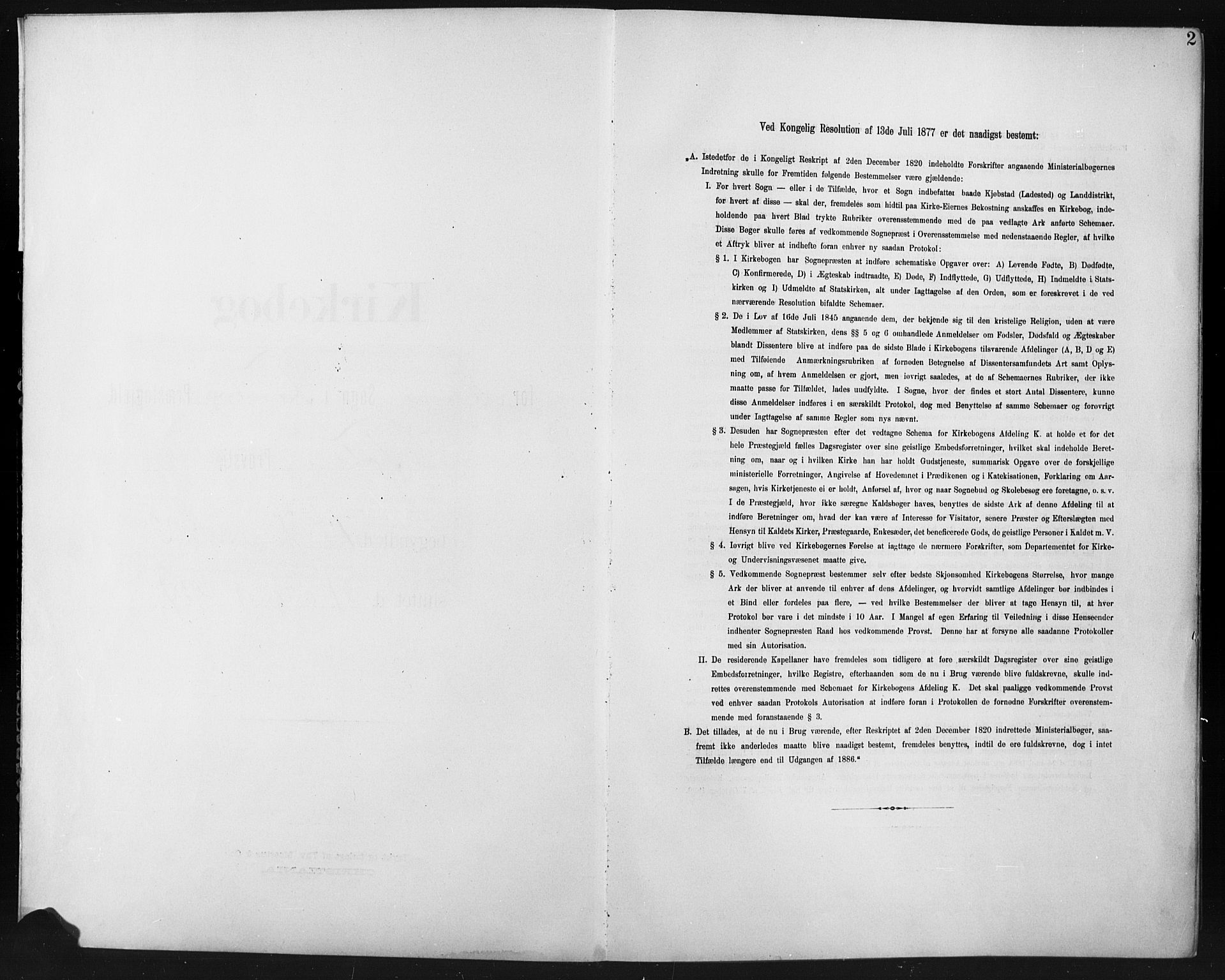Fåberg prestekontor, SAH/PREST-086/H/Ha/Hab/L0012: Klokkerbok nr. 12, 1903-1924, s. 2