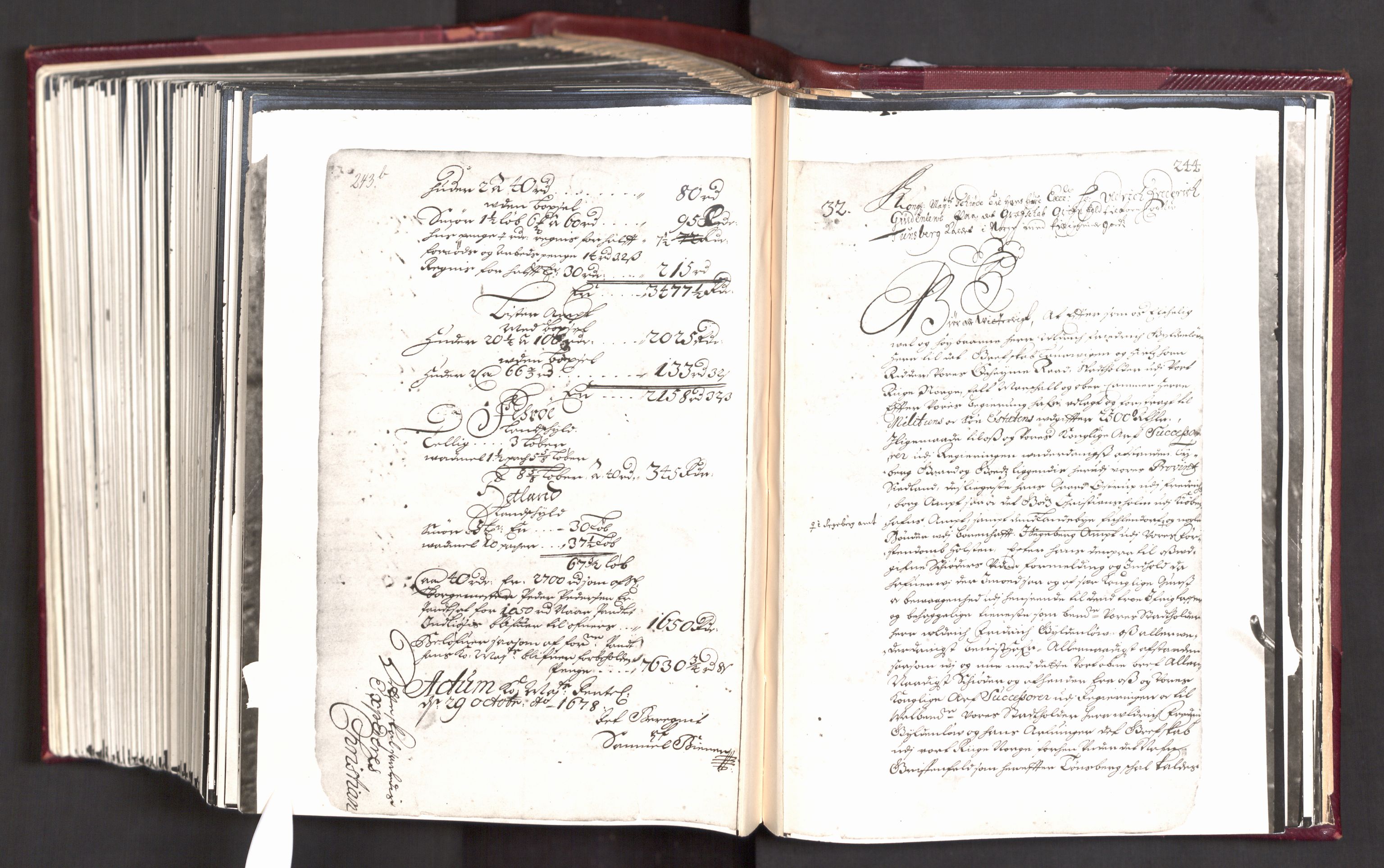 Rentekammeret, Kammerkanselliet, RA/EA-3111/G/Gg/Ggj/Ggjf/L0001: Skjøtebok over kongelig avhendet jordegods i Norge Q, 1670-1680, s. 256