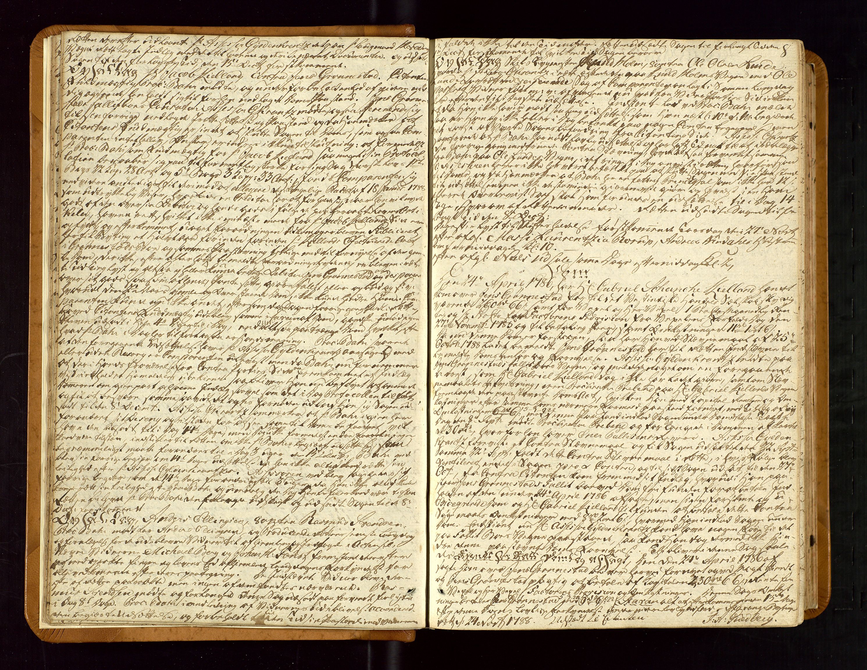Stavanger byfogd, AV/SAST-A-101408/001/3/30/30BA/L0047: Bytingprotkoll, 1788-1798, s. 7b-8a