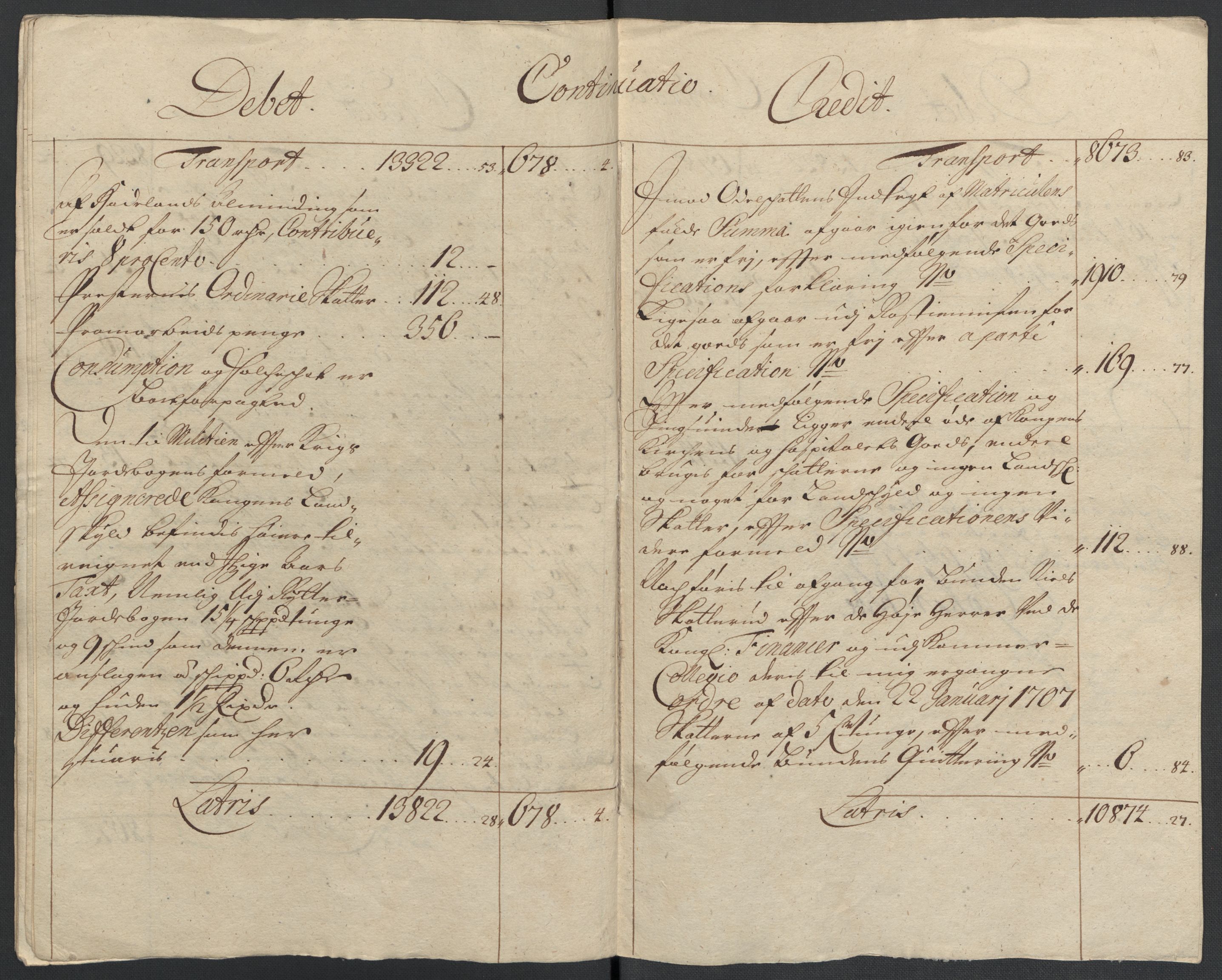 Rentekammeret inntil 1814, Reviderte regnskaper, Fogderegnskap, AV/RA-EA-4092/R18/L1305: Fogderegnskap Hadeland, Toten og Valdres, 1707-1708, s. 419