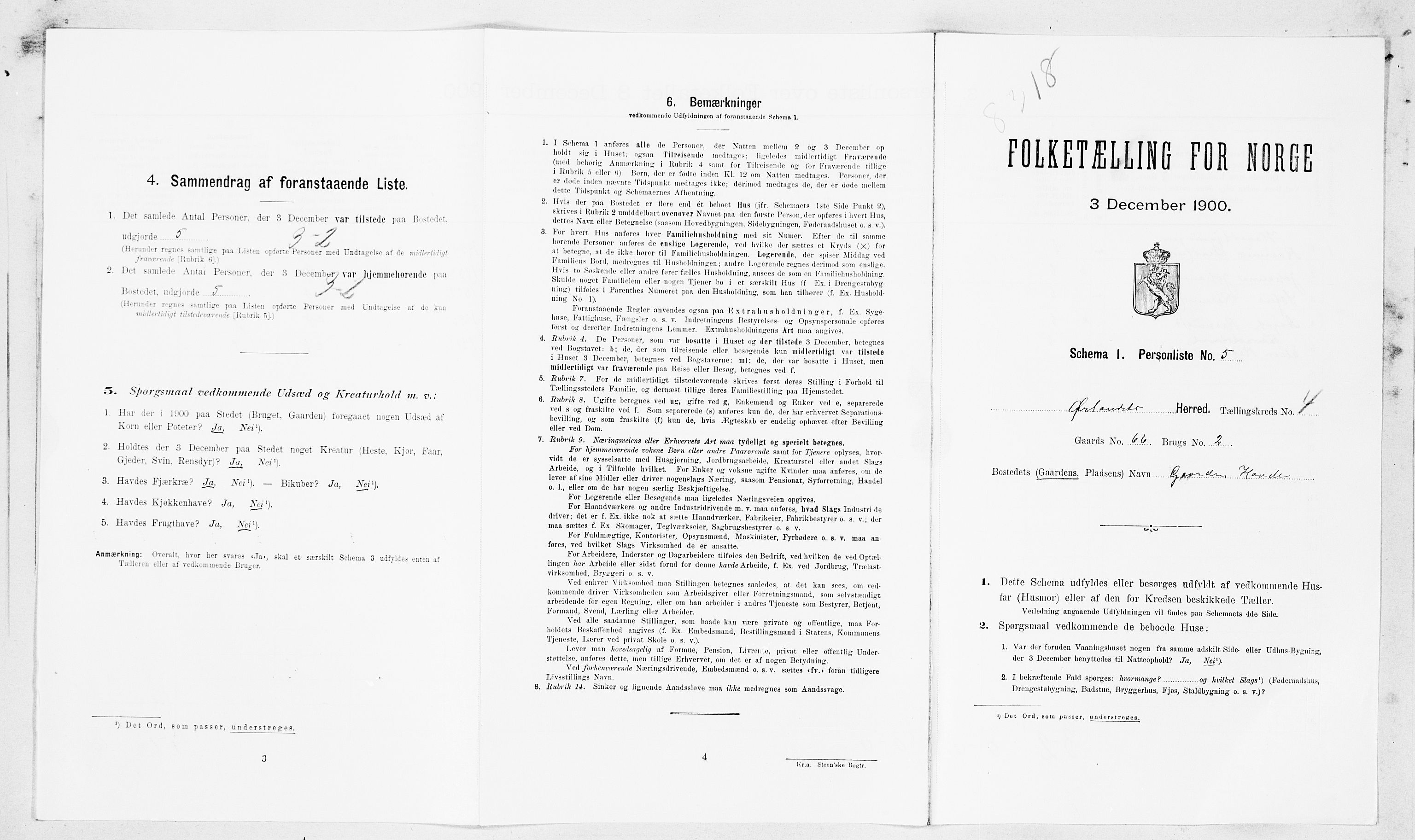 SAT, Folketelling 1900 for 1621 Ørland herred, 1900, s. 426