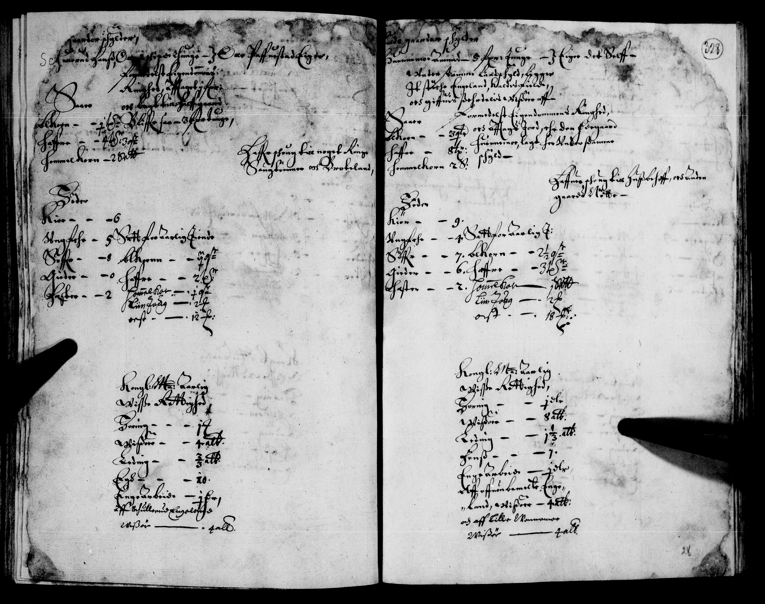 Rentekammeret inntil 1814, Realistisk ordnet avdeling, AV/RA-EA-4070/N/Nb/Nba/L0008: Nedre Romerike fogderi, 2. del, 1666, s. 327b-328a