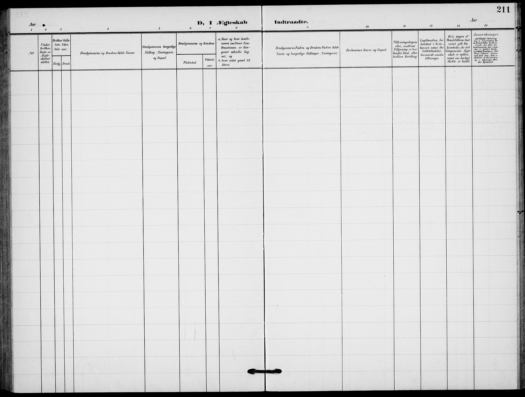 Røyken kirkebøker, AV/SAKO-A-241/G/Ga/L0005: Klokkerbok nr. 5, 1903-1918, s. 211