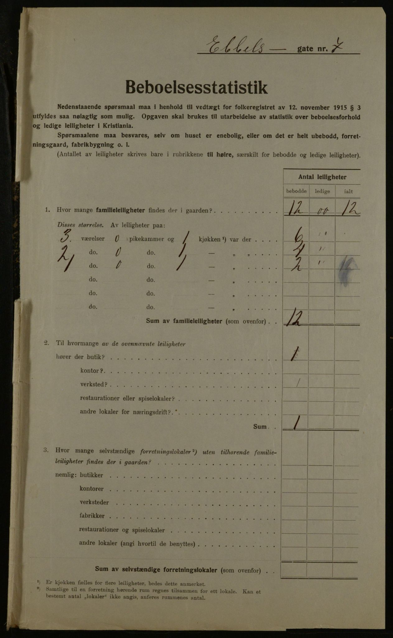 OBA, Kommunal folketelling 1.12.1923 for Kristiania, 1923, s. 20294