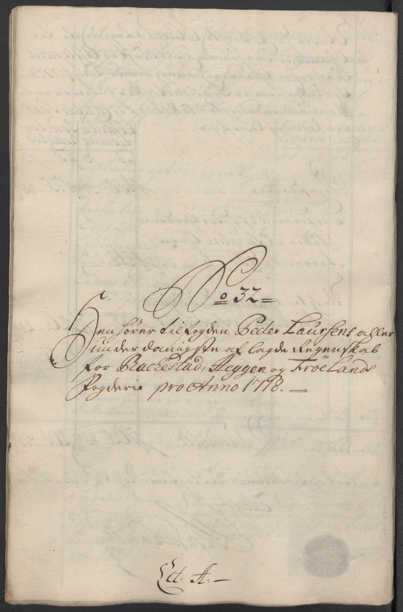 Rentekammeret inntil 1814, Reviderte regnskaper, Fogderegnskap, RA/EA-4092/R07/L0315: Fogderegnskap Rakkestad, Heggen og Frøland, 1718, s. 276