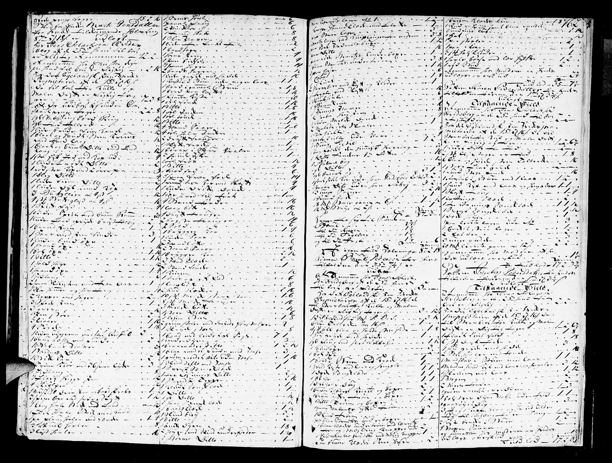 Nedenes sorenskriveri før 1824, SAK/1221-0007/H/Hc/L0023: Skifteprotokoll med register nr 17, 1744-1749, s. 761b-762a