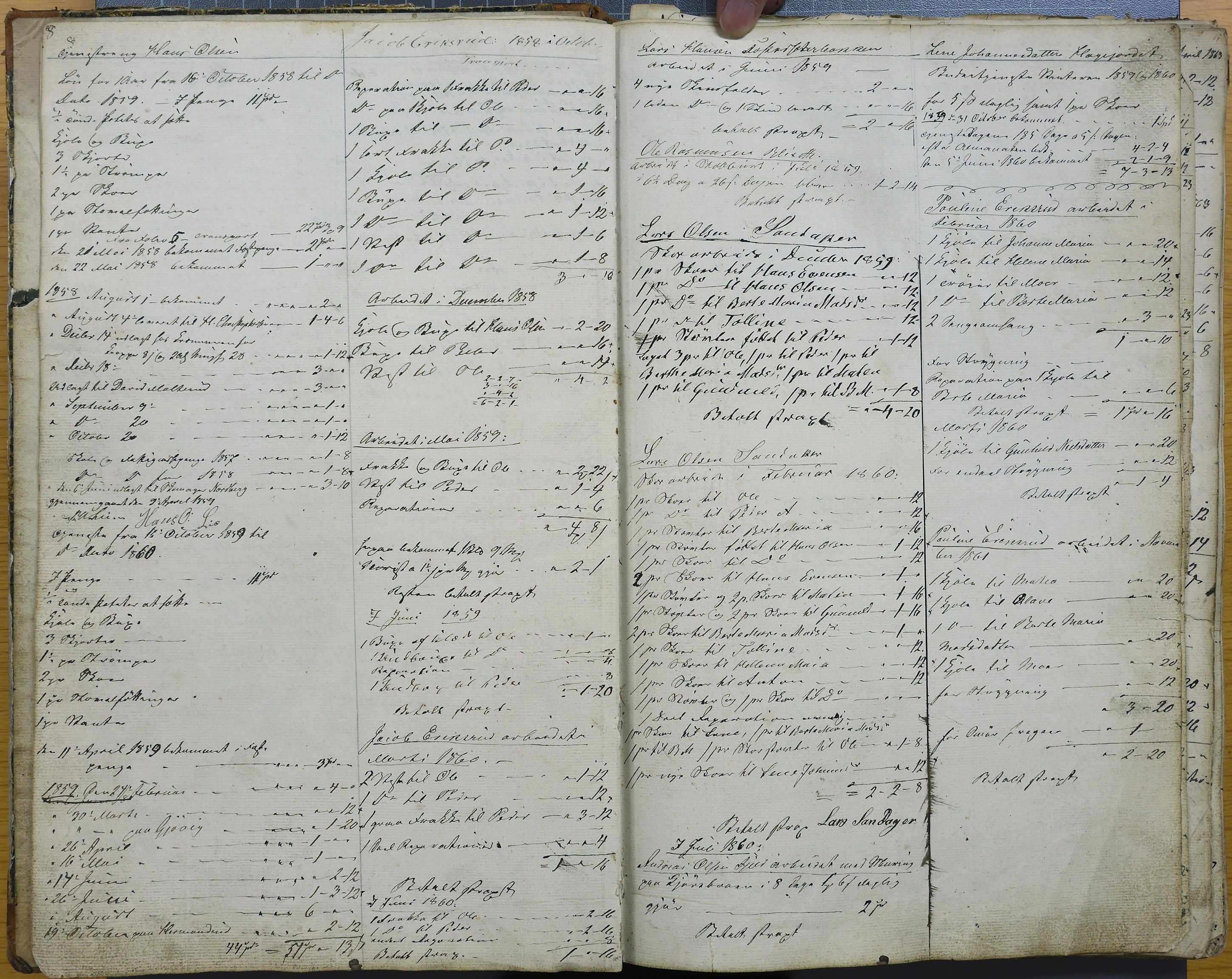 Vestre Toten kommunearkiv*, KVT/-/-, 1851-1897