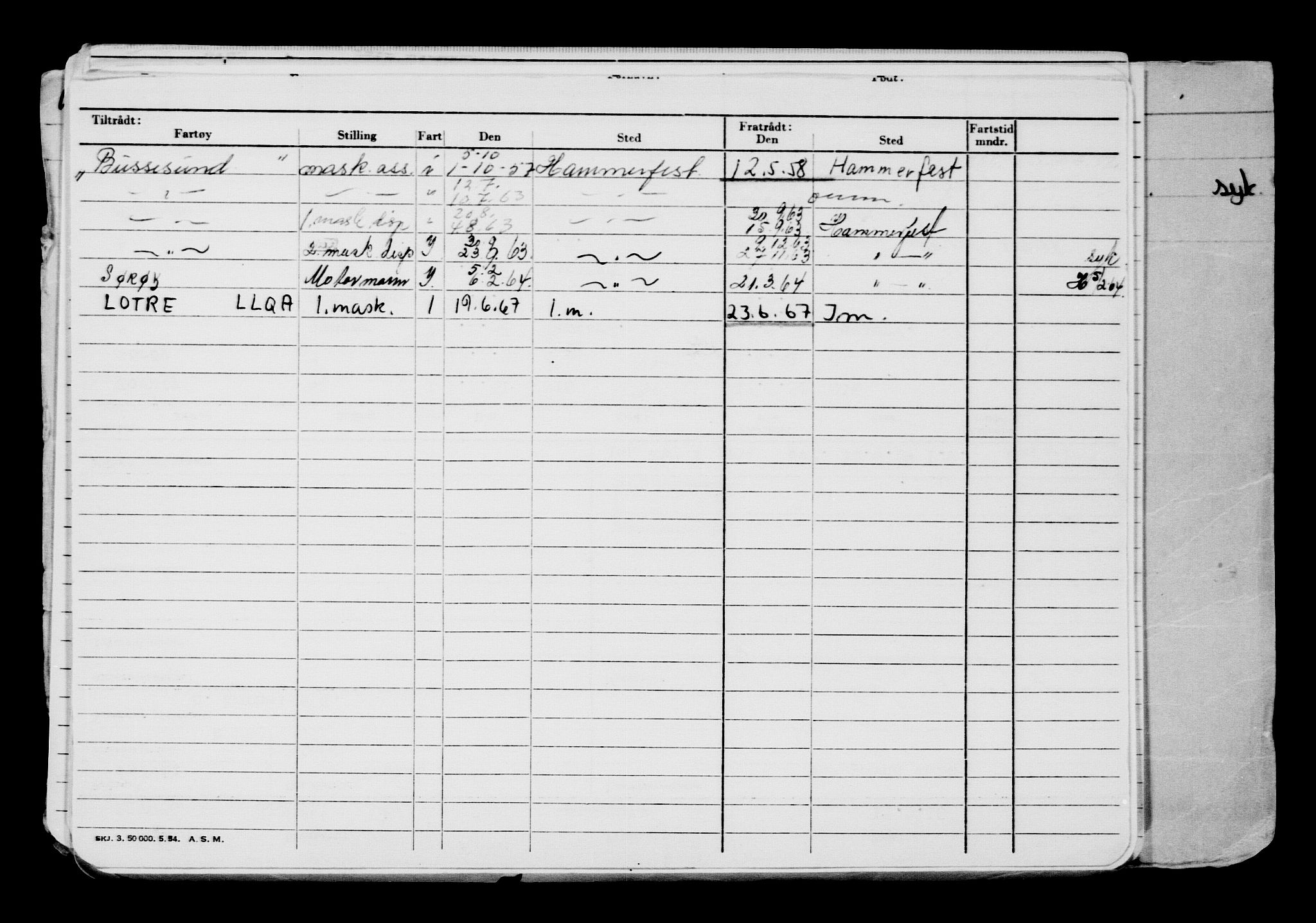 Direktoratet for sjømenn, AV/RA-S-3545/G/Gb/L0139: Hovedkort, 1916, s. 134