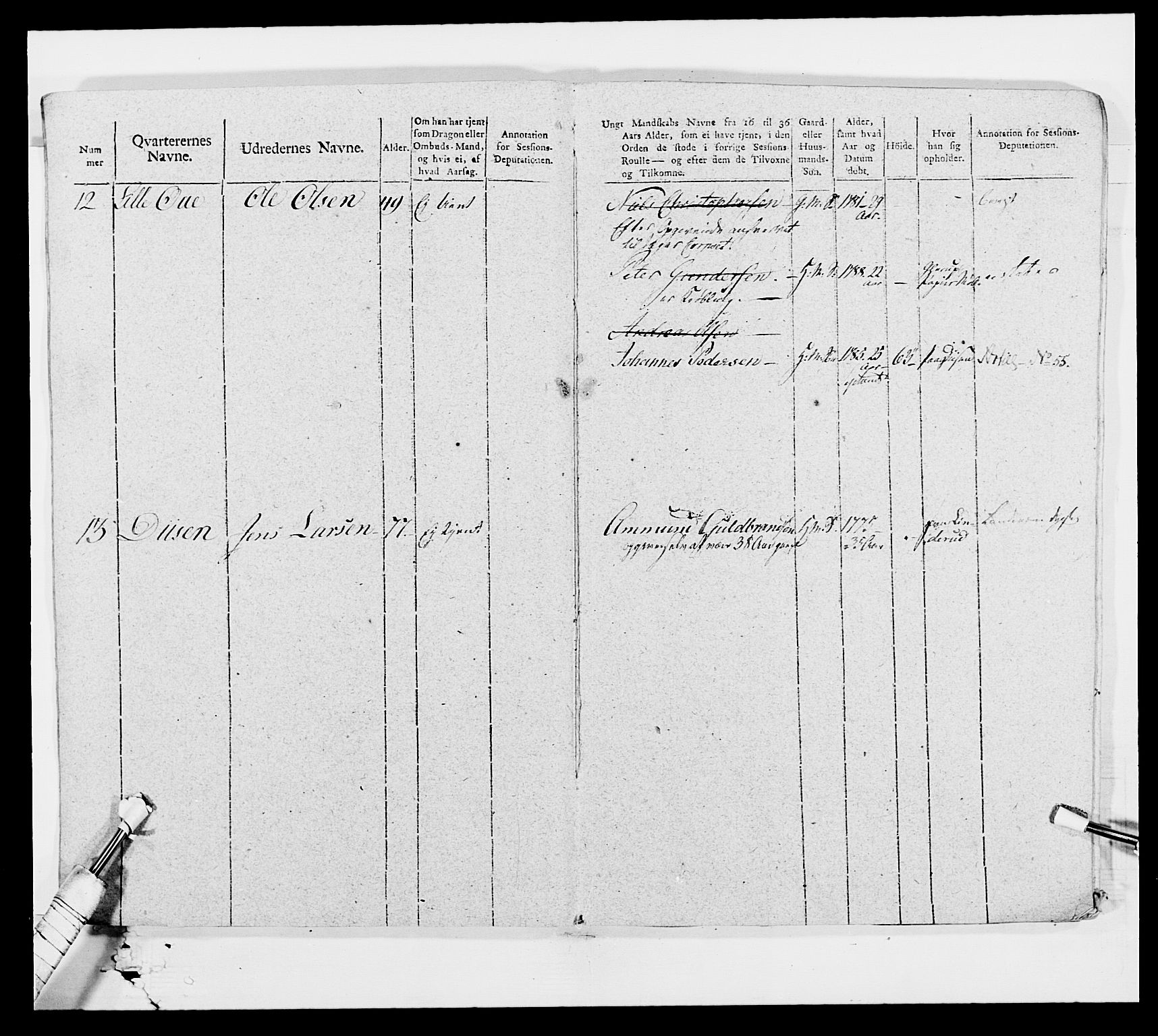 Generalitets- og kommissariatskollegiet, Det kongelige norske kommissariatskollegium, AV/RA-EA-5420/E/Eh/L0002: Norske artilleribrigade, 1769-1810, s. 29