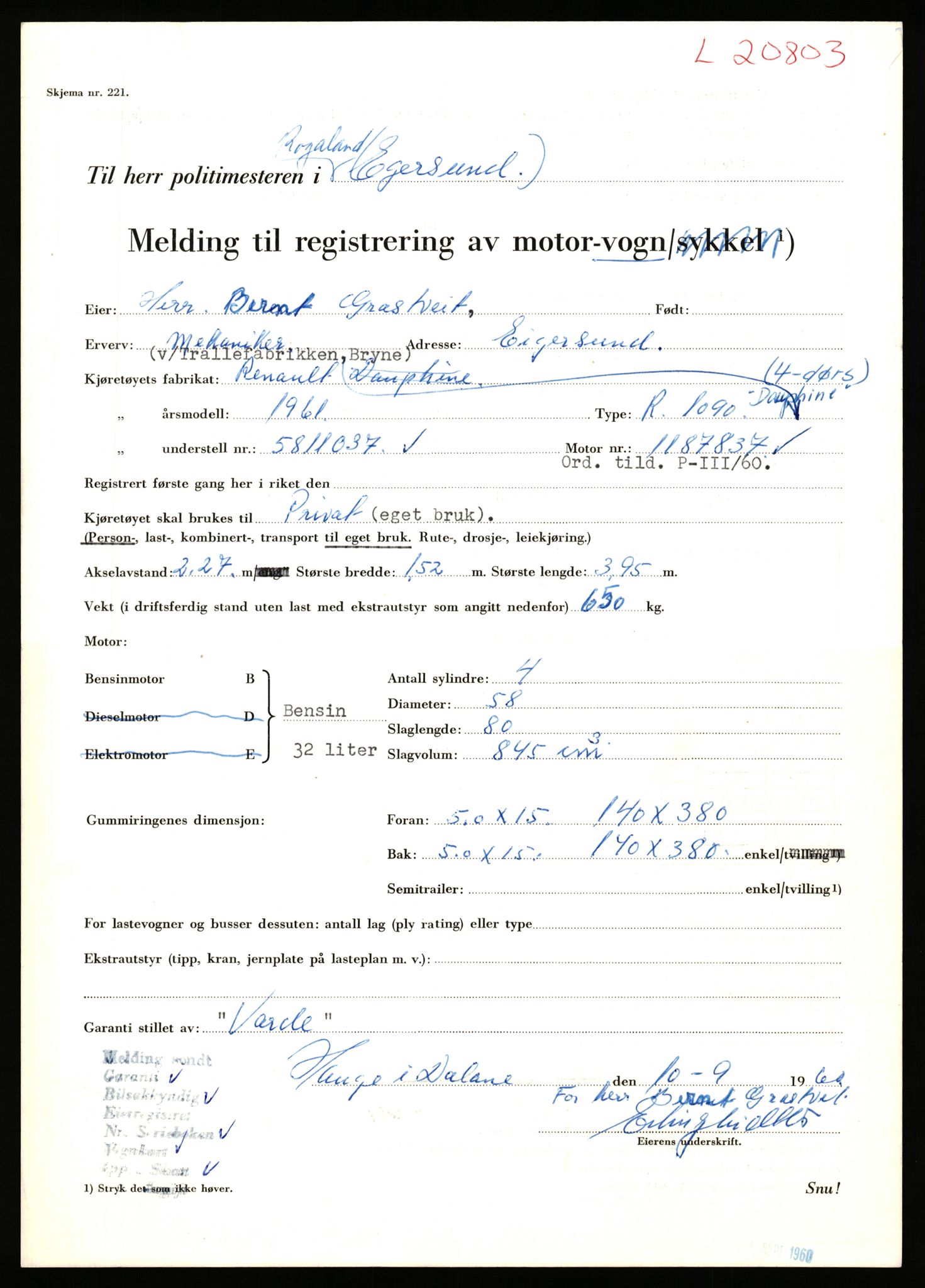 Stavanger trafikkstasjon, AV/SAST-A-101942/0/F/L0037: L-20500 - L-21499, 1930-1971, s. 1061