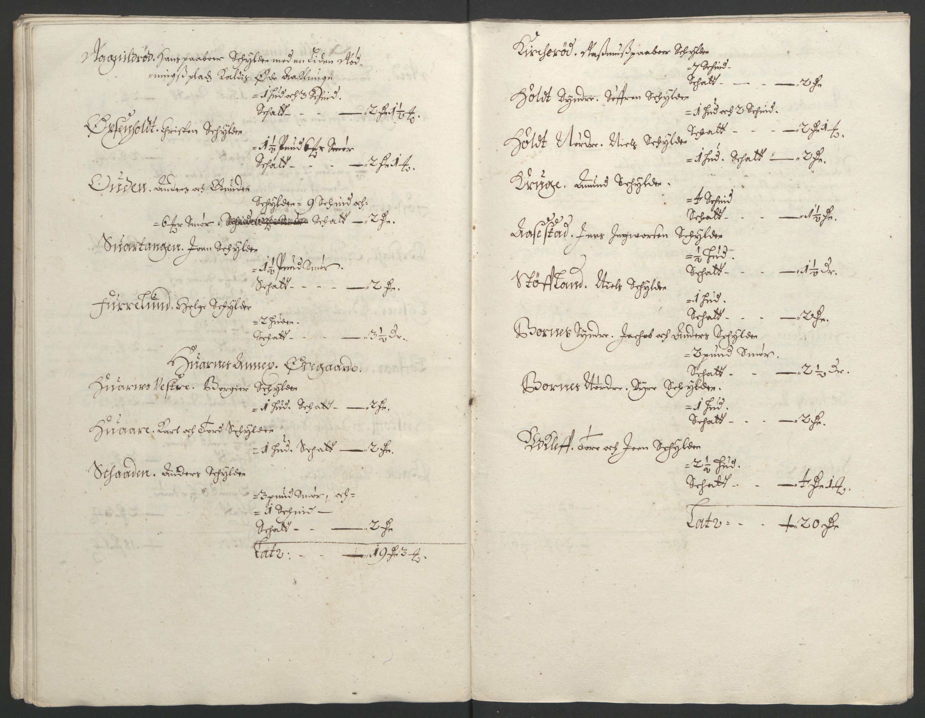 Rentekammeret inntil 1814, Reviderte regnskaper, Fogderegnskap, AV/RA-EA-4092/R33/L1963: Fogderegnskap Larvik grevskap, 1662-1664, s. 120