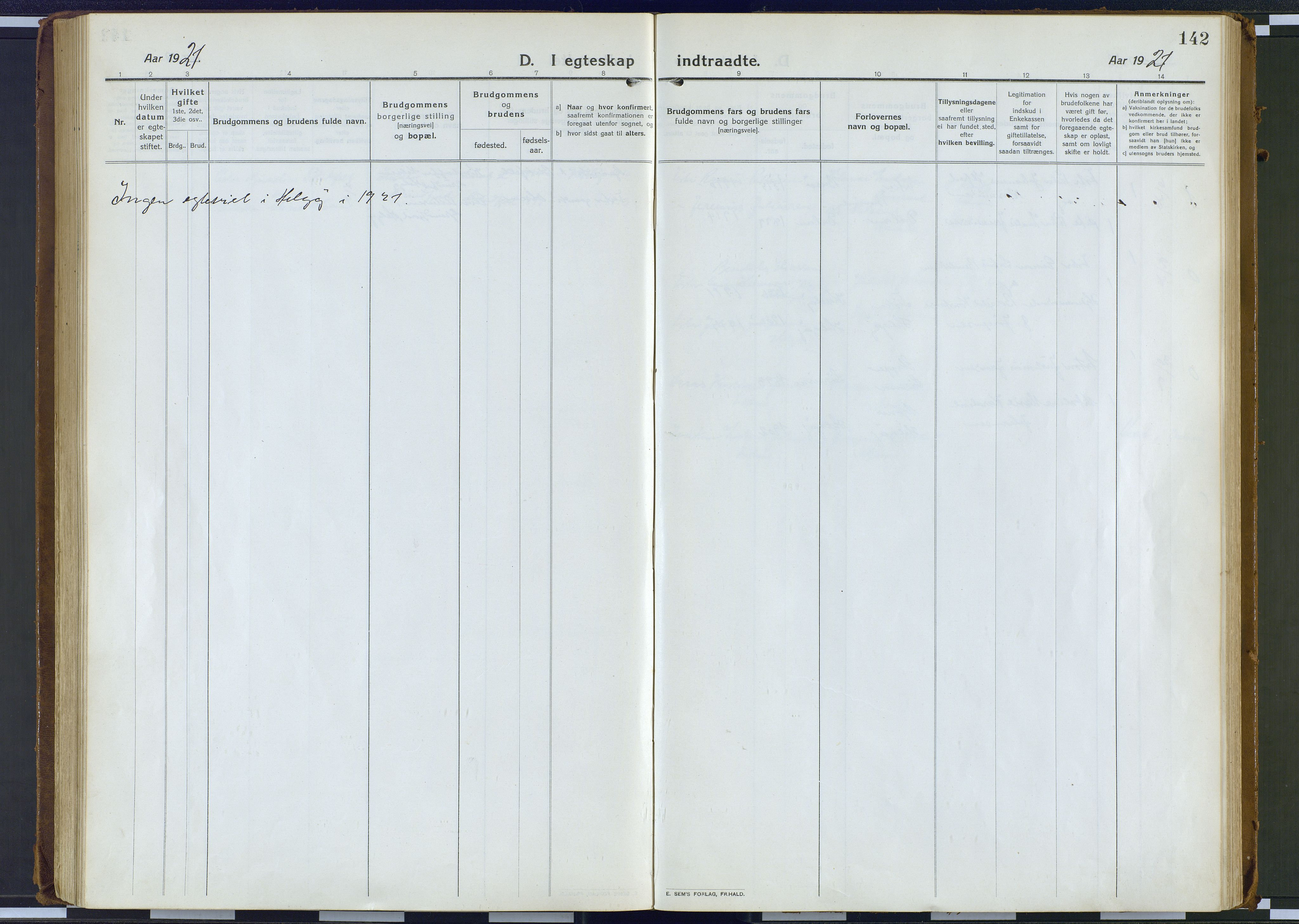 Karlsøy sokneprestembete, SATØ/S-1299: Ministerialbok nr. 16, 1916-1934, s. 142