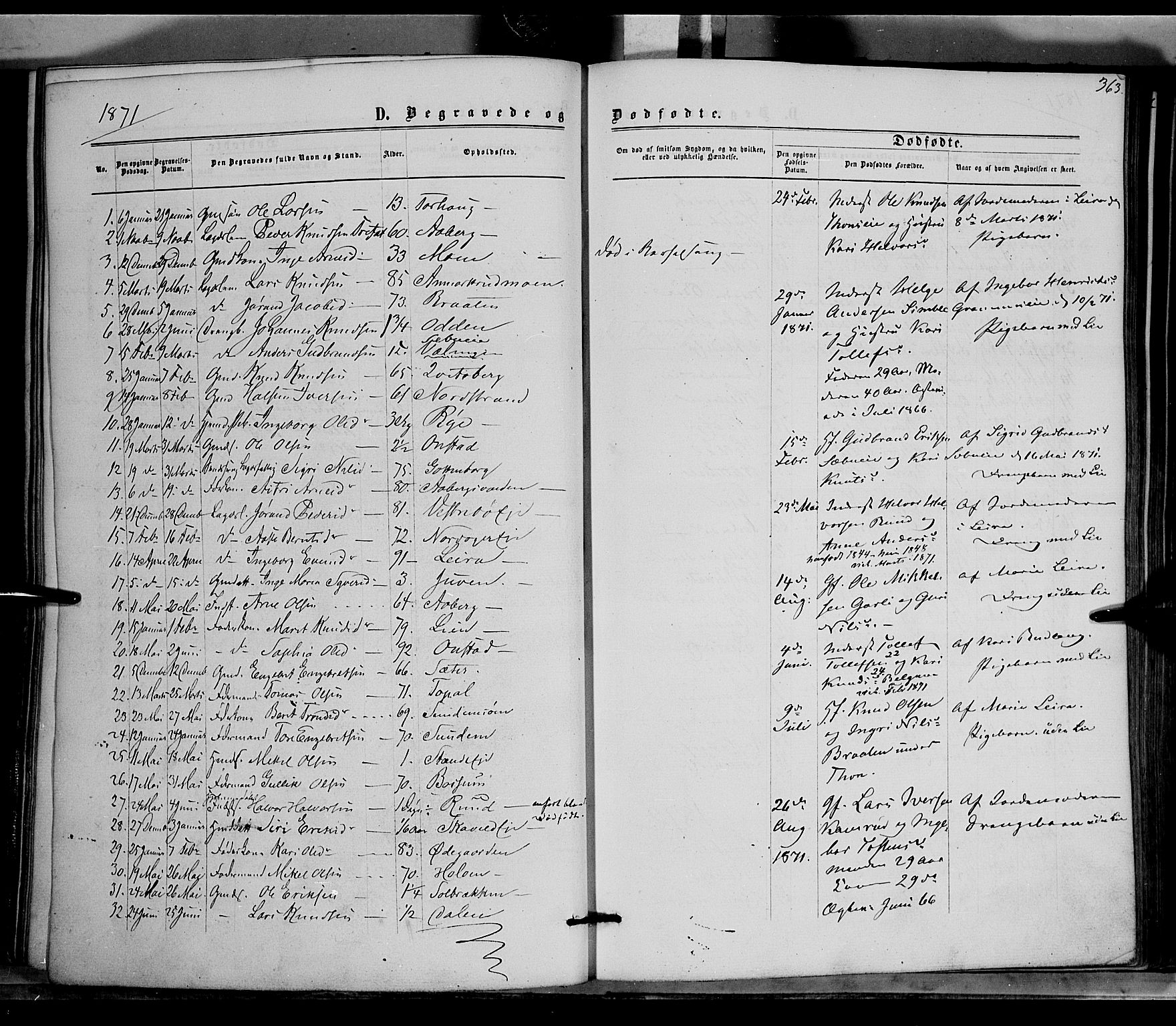 Nord-Aurdal prestekontor, AV/SAH-PREST-132/H/Ha/Haa/L0008: Ministerialbok nr. 8, 1863-1875, s. 363