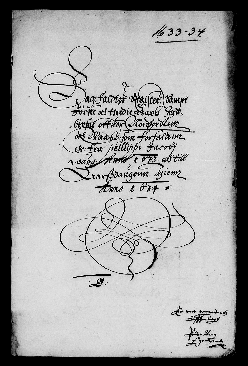 Rentekammeret inntil 1814, Reviderte regnskaper, Lensregnskaper, RA/EA-5023/R/Rb/Rbt/L0064: Bergenhus len, 1633-1634