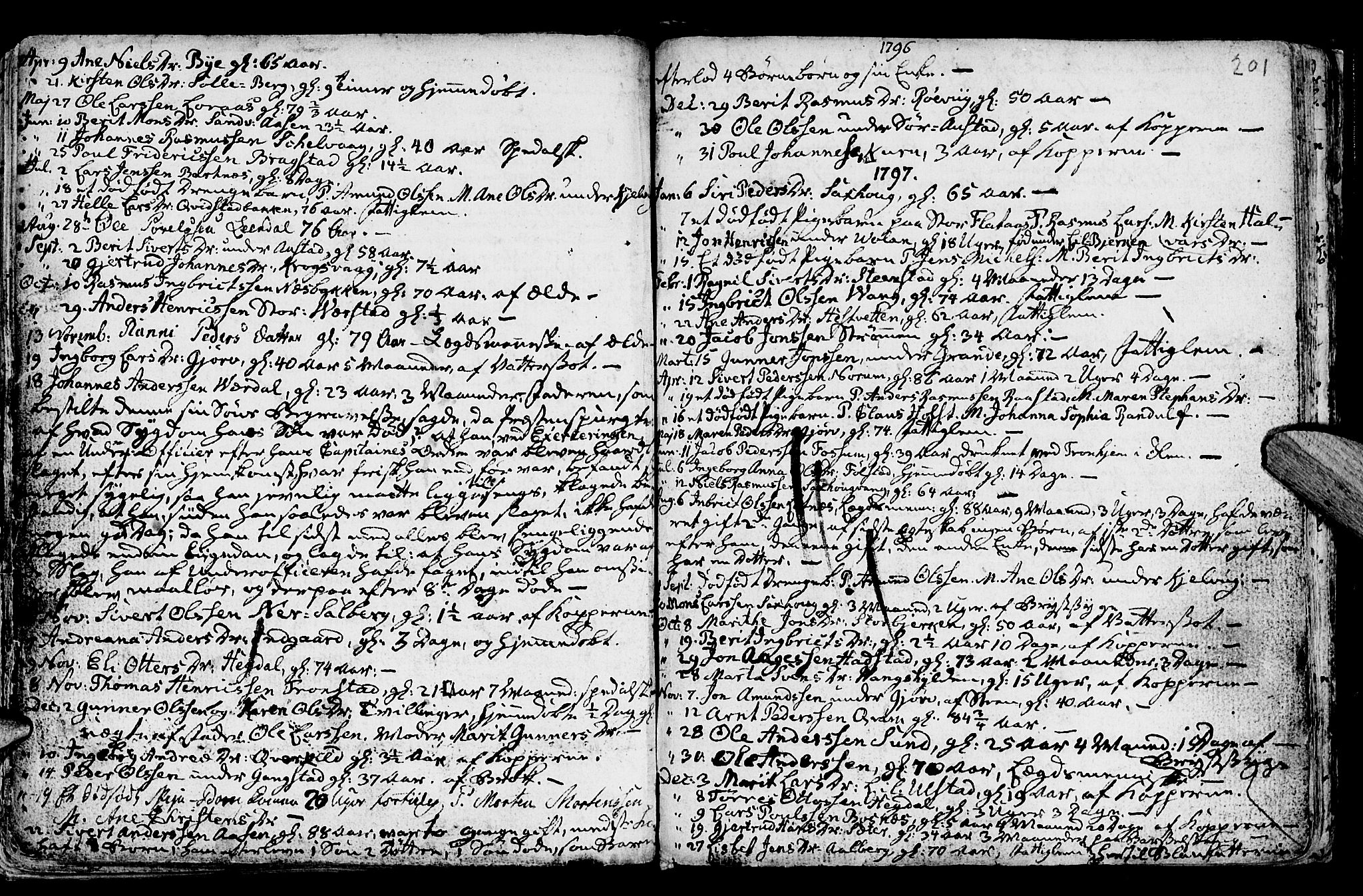 Ministerialprotokoller, klokkerbøker og fødselsregistre - Nord-Trøndelag, AV/SAT-A-1458/730/L0273: Ministerialbok nr. 730A02, 1762-1802, s. 201