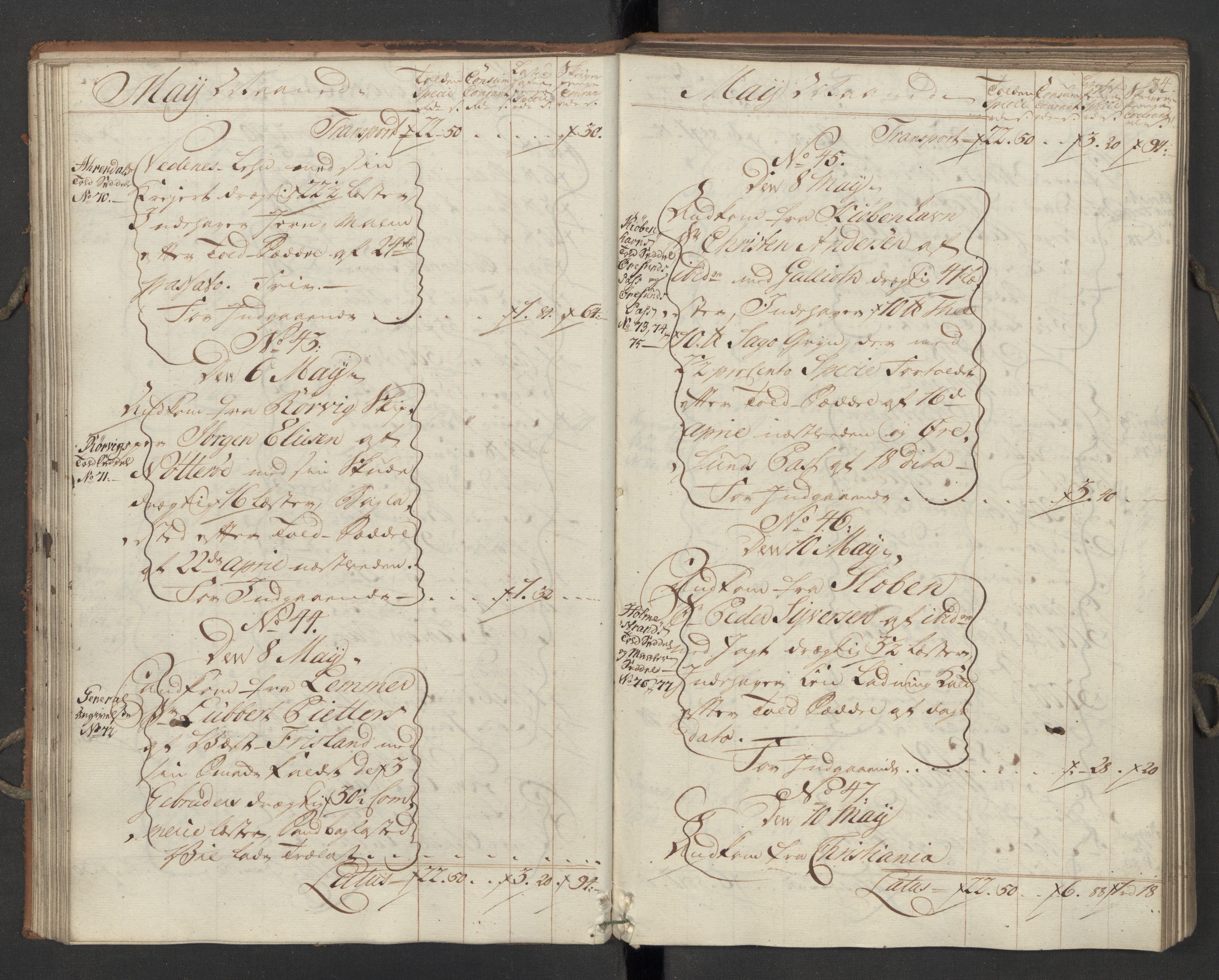 Generaltollkammeret, tollregnskaper, AV/RA-EA-5490/R09/L0033/0001: Tollregnskaper Holmestrand / Inngående hovedtollbok, 1762, s. 33b-34a